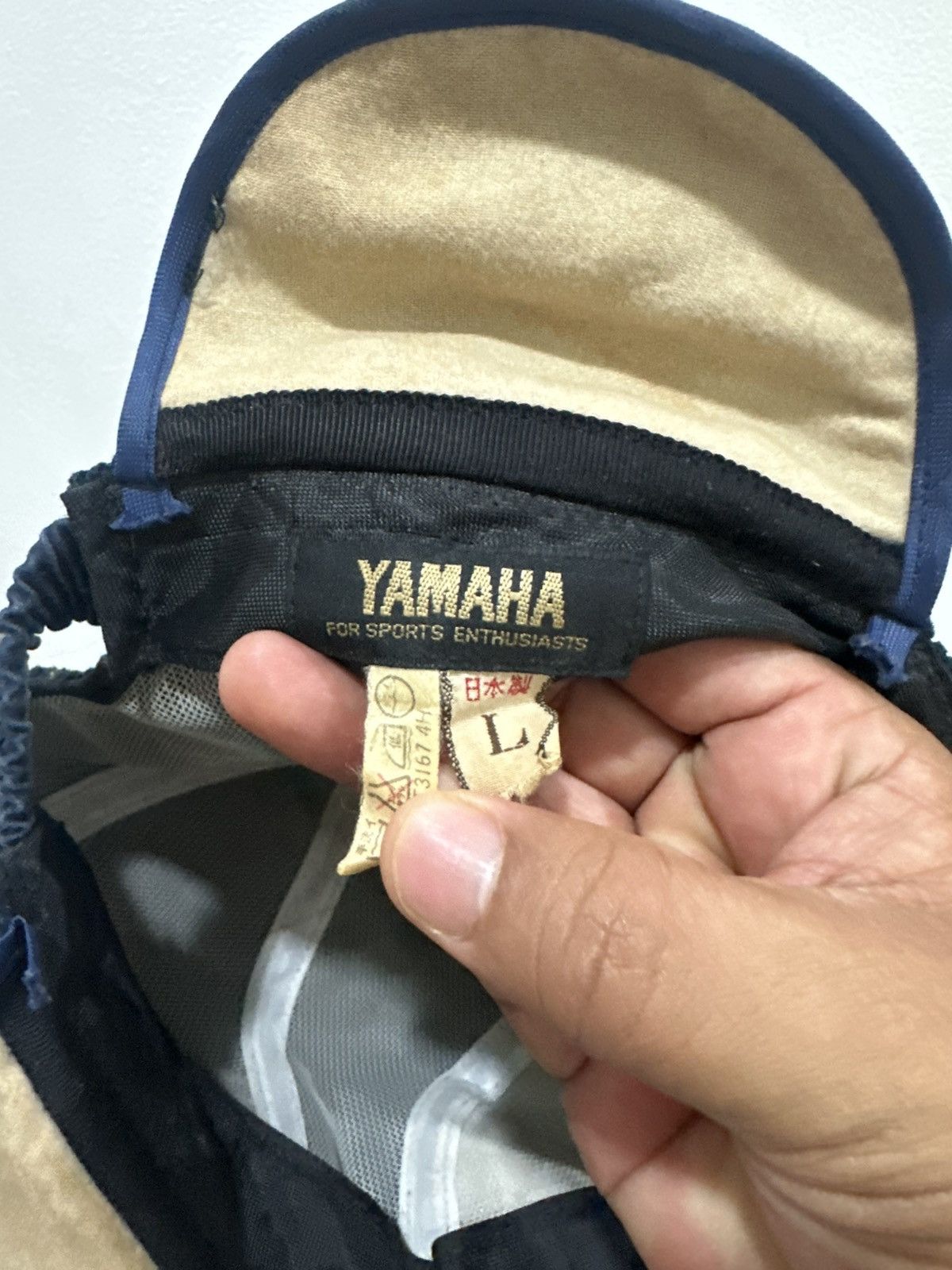 Vintage 80’s Japan Yamaha Racing Corduroy Hat Size ONE SIZE - 7 Thumbnail