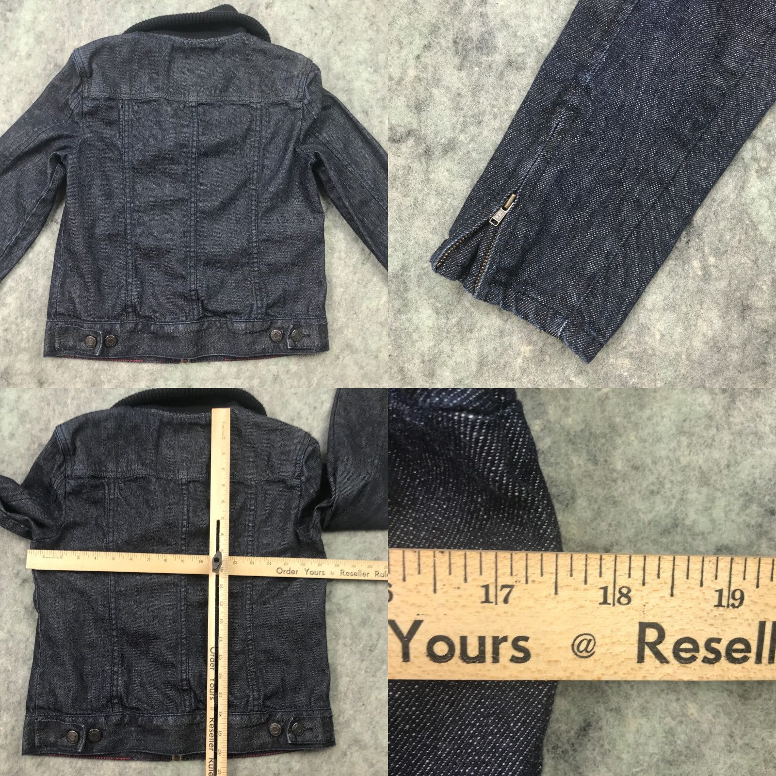 Talbots Talbots Denim Jacket Womens Size 6 Blue Full Zip Collared Wool Blend Denim Jacket, Classic Fit, Regular, Womens Size 28" / US 6 / IT 42 - 8 Thumbnail