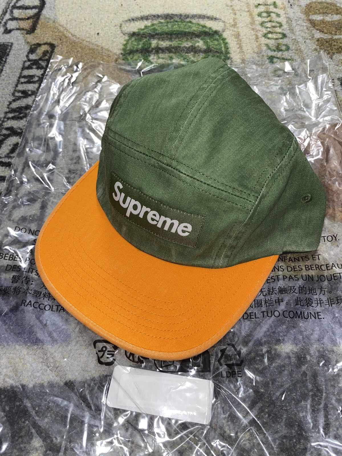 image of Supreme Pigment 2-Tone Camp Cap, Men's
