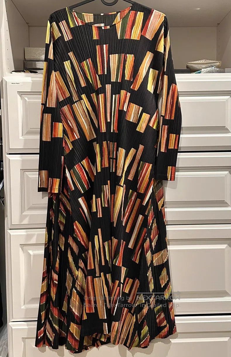 Issey Miyake Issey Miyake Library Series Maxi Skirt Size L / US 10 / IT 46 - 1 Thumbnail