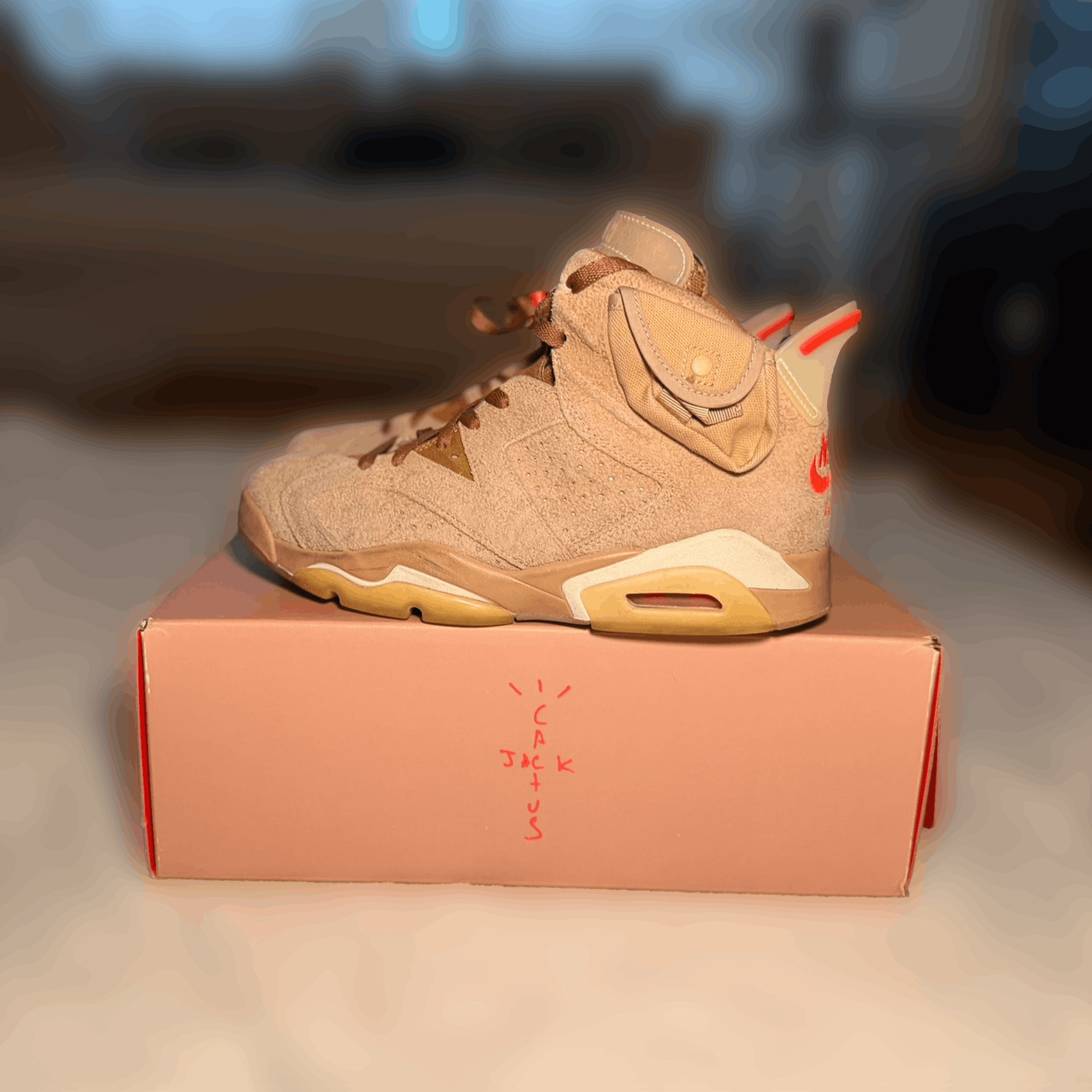 Jordan Brand Air Jordan 6 Travis Scott ‘British Khaki’ Size US 9 / EU 42 - 4 Thumbnail