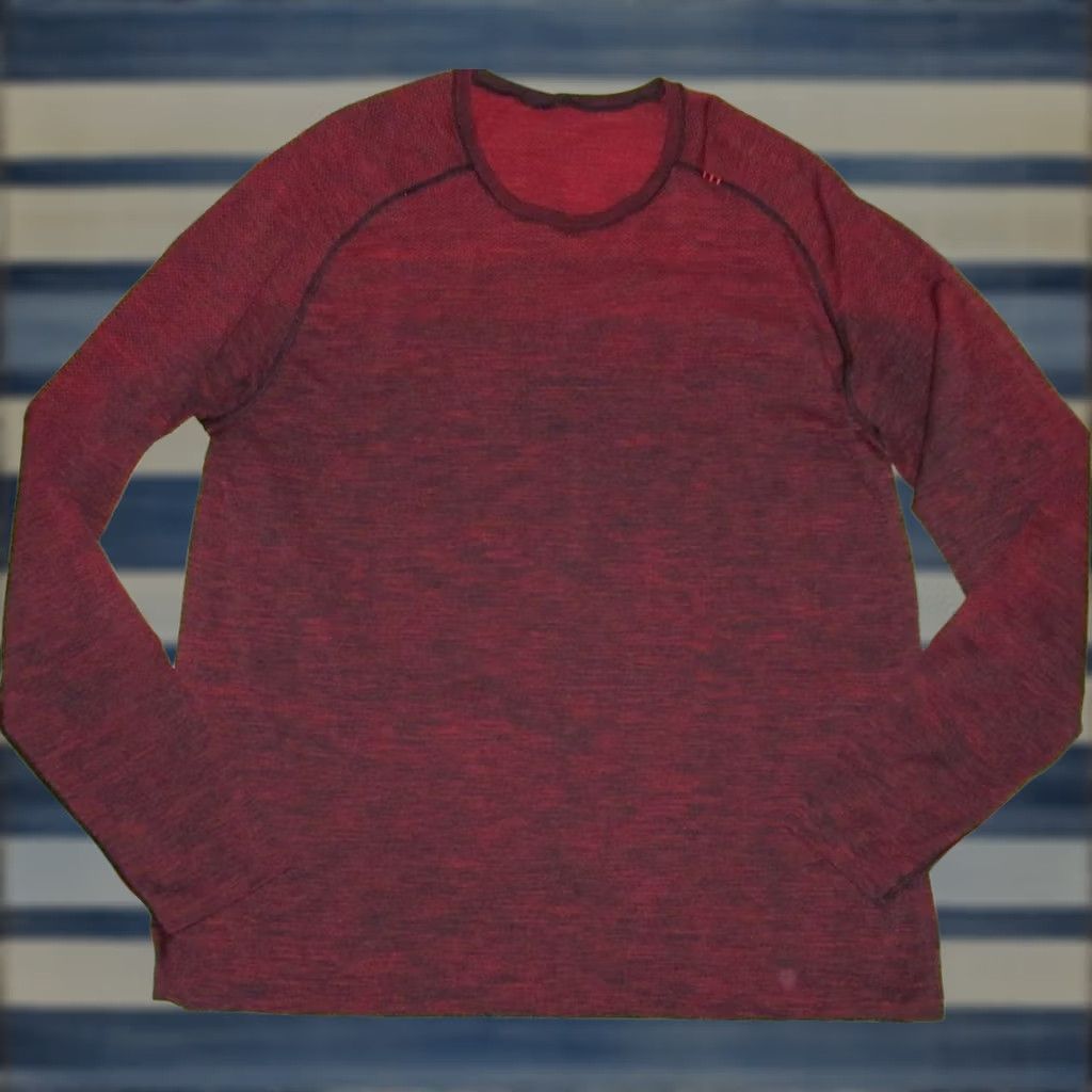 Lululemon LULULEMON Red Metal Vent Long Sleeve Tech T Shirt XXL Mens Size US XXL / EU 58 / 5 - 1 Thumbnail