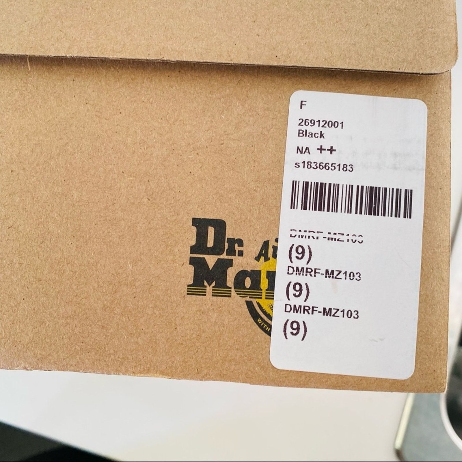 Dr. Martens NEW DR DOC MARTENS Black Leather Canvas Combat Ankle Boot 10 Size US 10 / IT 40 - 8 Thumbnail