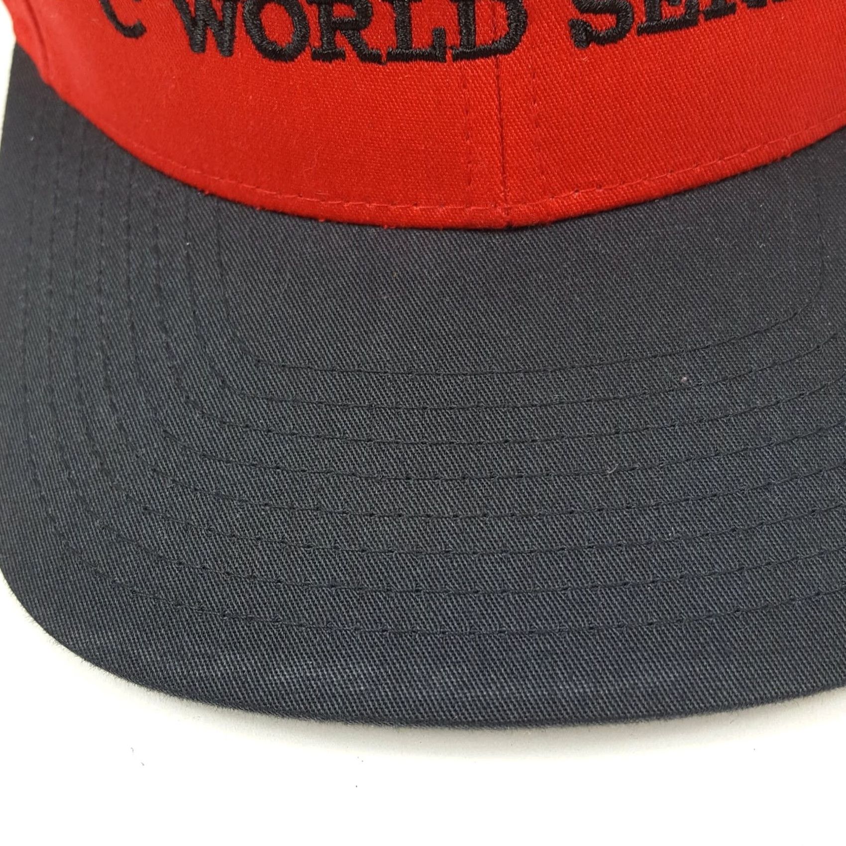 Champion VINTAGE ISA Champions Softball Snapback Hat Sports Association Baseball Cap Red Size ONE SIZE - 5 Thumbnail