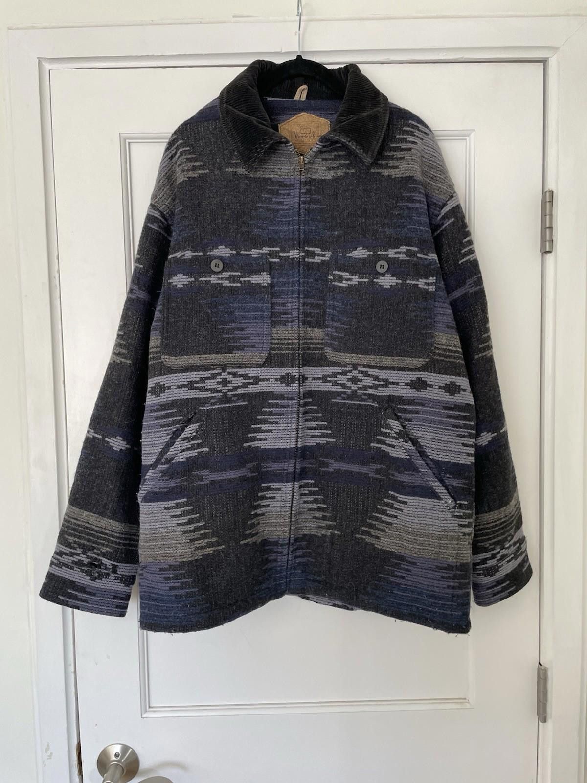 Woolrich Woolen Mills vintage Woolrich Aztec Navajo wool blanket jacket Medium Men Size US M / EU 48-50 / 2 - 1 Thumbnail