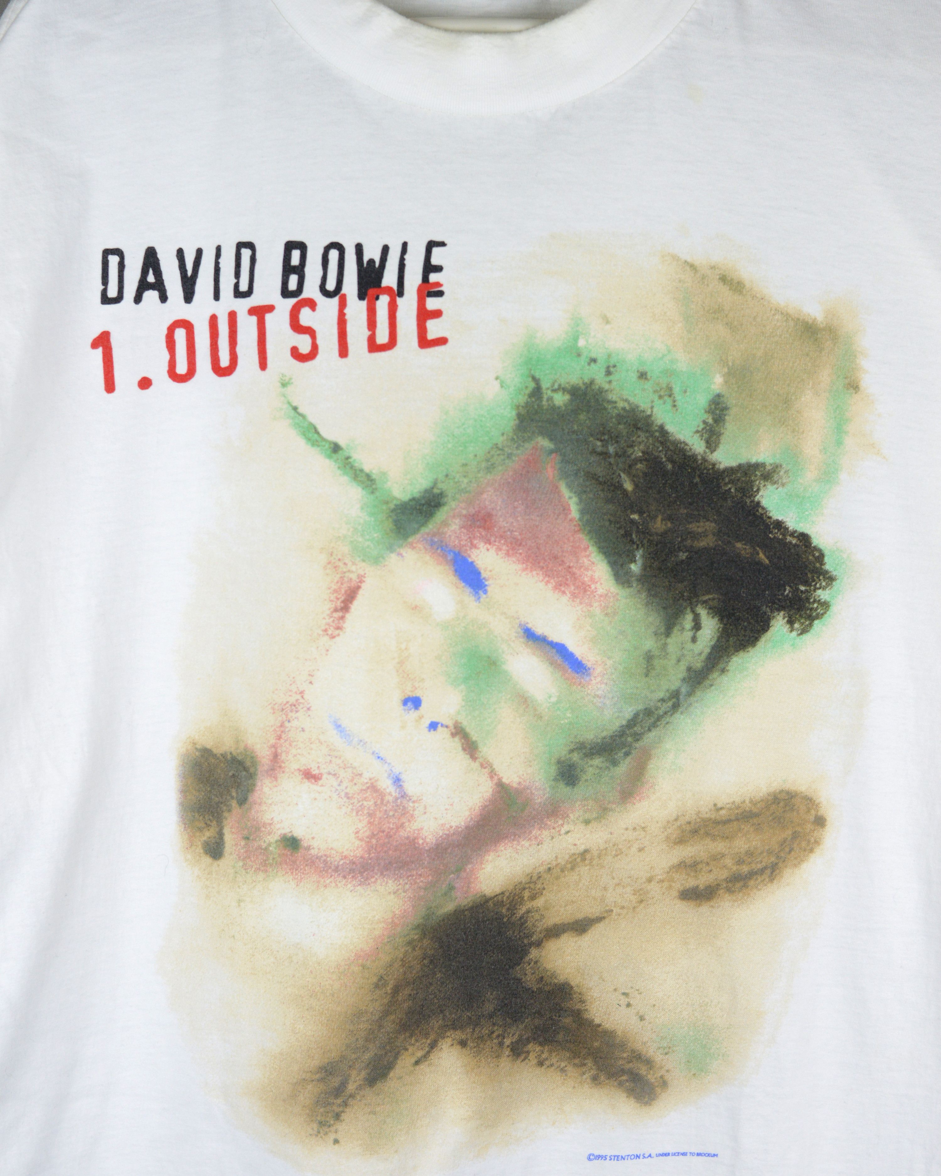 Vintage Vintage David Bowie Outside 1995 tour t shirt Size US XL / EU 56 / 4 - 3 Thumbnail