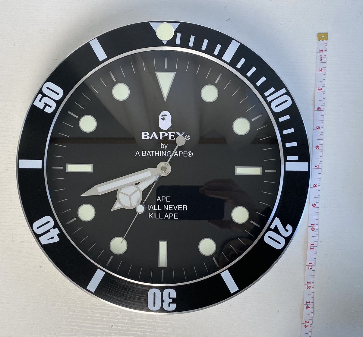 image of Bapex Wall Clock in Black, Men's