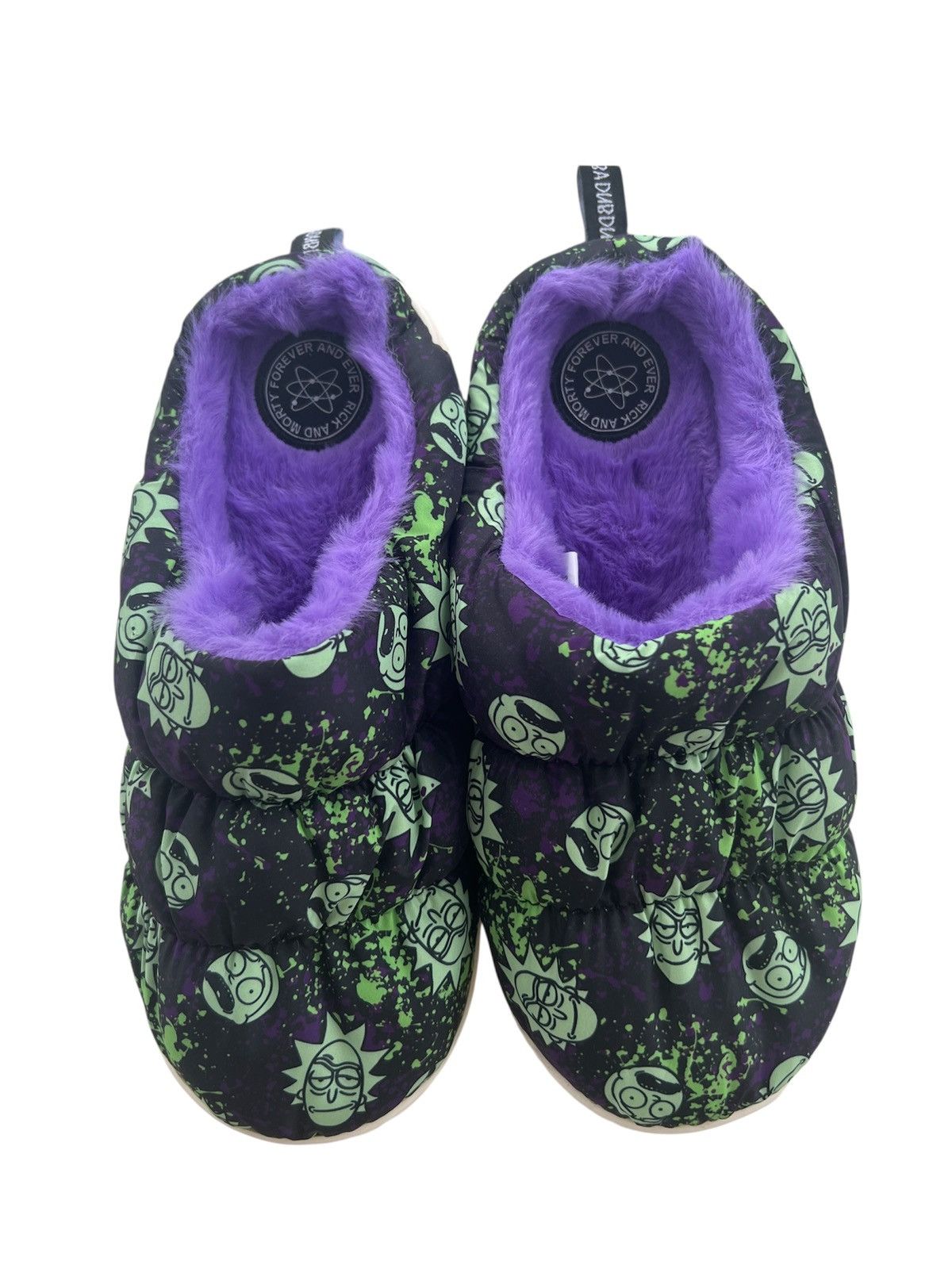 Other Official Rick and Morty “Forever” slippers Large (size 7)New Size US 7 / EU 40 - 7 Thumbnail