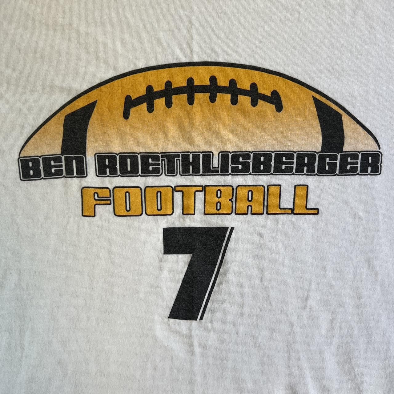 Nike × Vintage Vintage Nike NFL Pittsburgh Steelers Big Ben Roethlisberger Size US XL / EU 56 / 4 - 2 Thumbnail