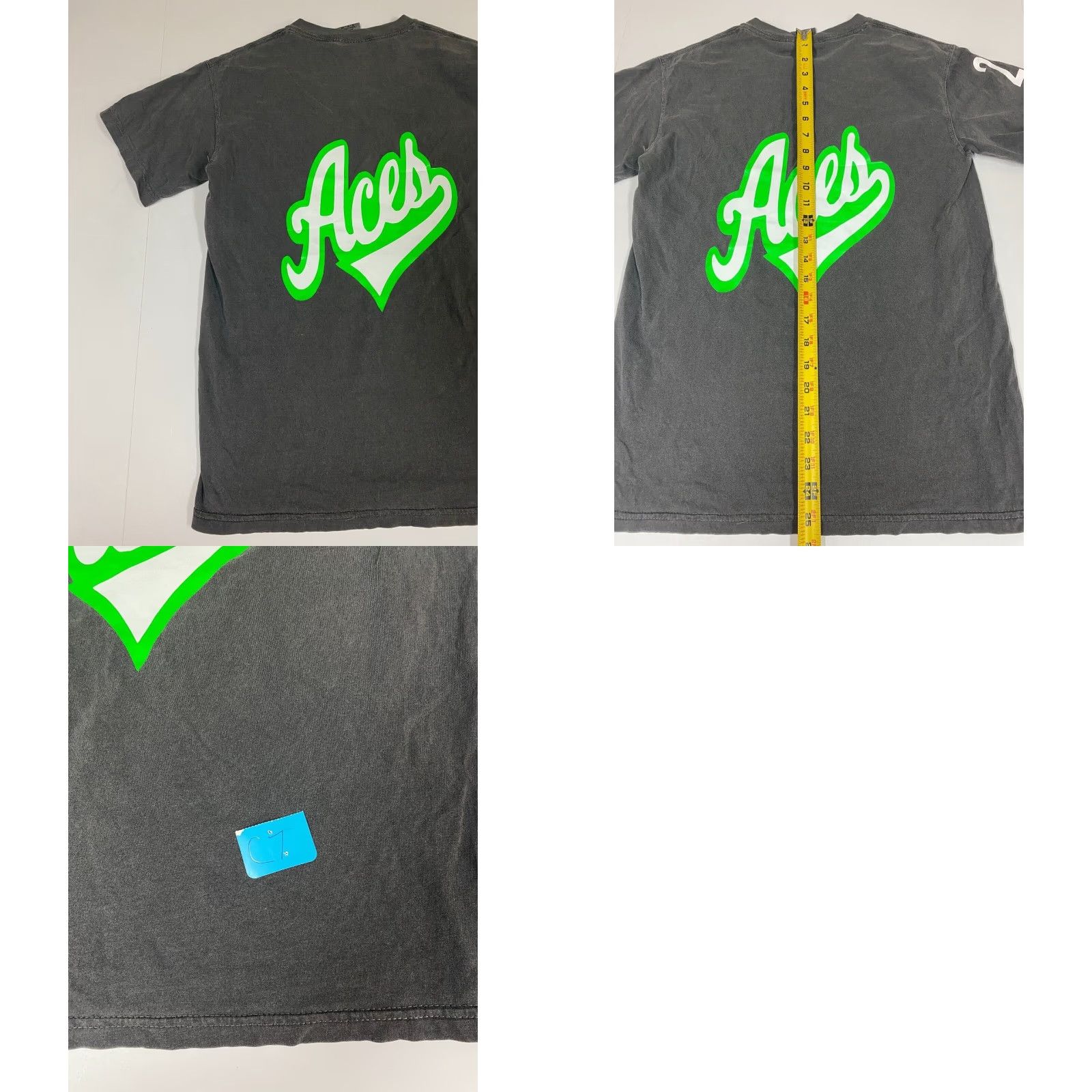 Comfort Colors Comfort Colors Mens T-Shirt Short Sleeve Crew Neck Gray S Logo 90s Hip Hop Colorful Box Theme Movie Size US S / EU 44-46 / 1 - 8 Thumbnail