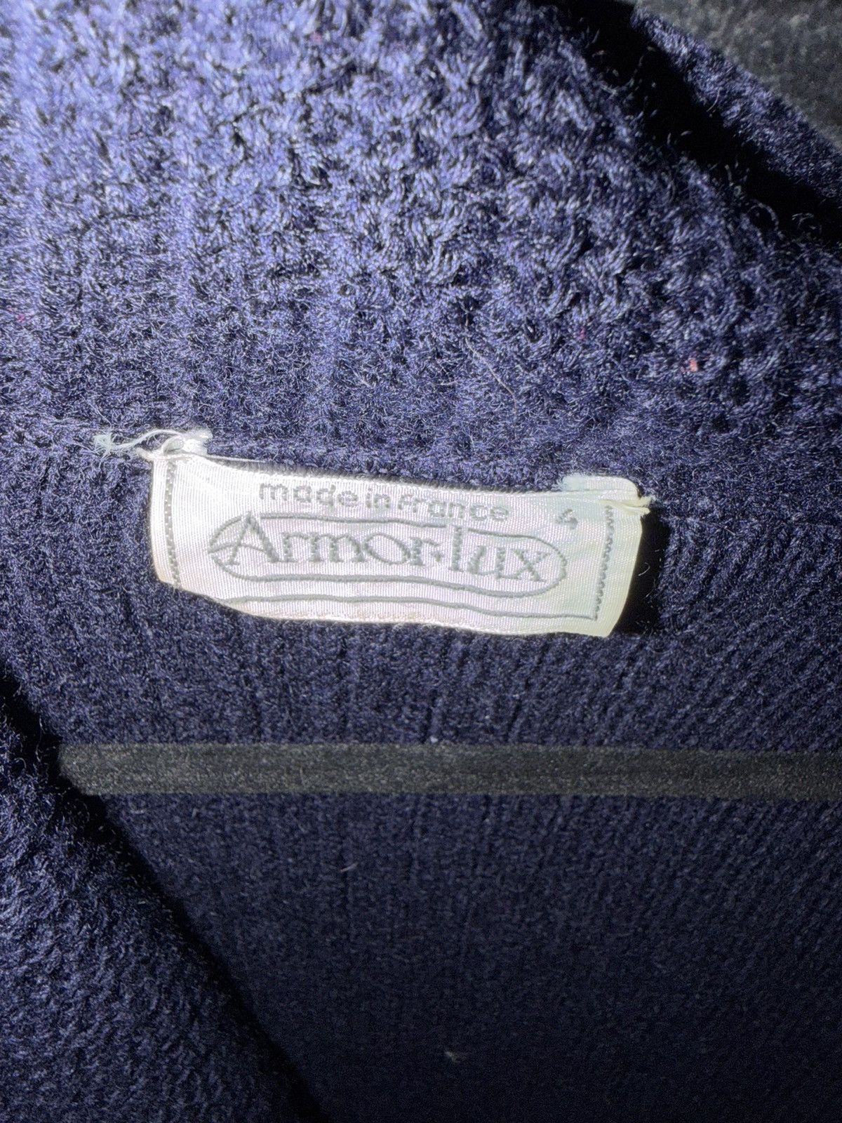 Armor-Lux Luxury ✨ Amor Lux - Navy Style 100% Wool Cardigan - Large Size US L / EU 52-54 / 3 - 3 Thumbnail