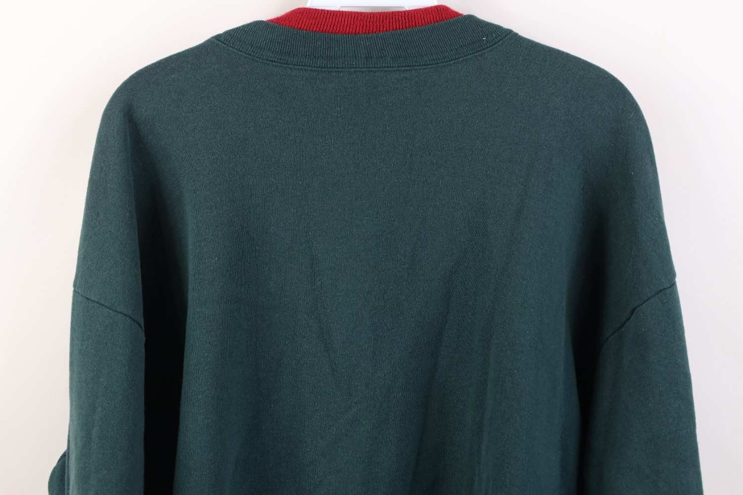 Vintage Vintage 90s Streetwear Nature Bird Crewneck Sweatshirt Green Size XL / US 12-14 / IT 48-50 - 10 Thumbnail
