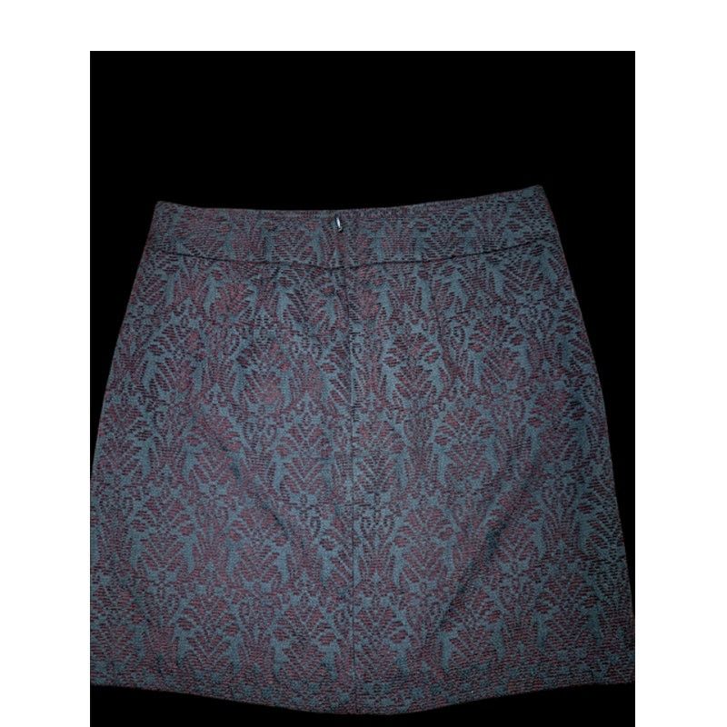 Ann Taylor Ann Taylor LOFT Jacquard Textured Pocket Mini Skirt Size 26" / US 2 / IT 38 - 9 Thumbnail