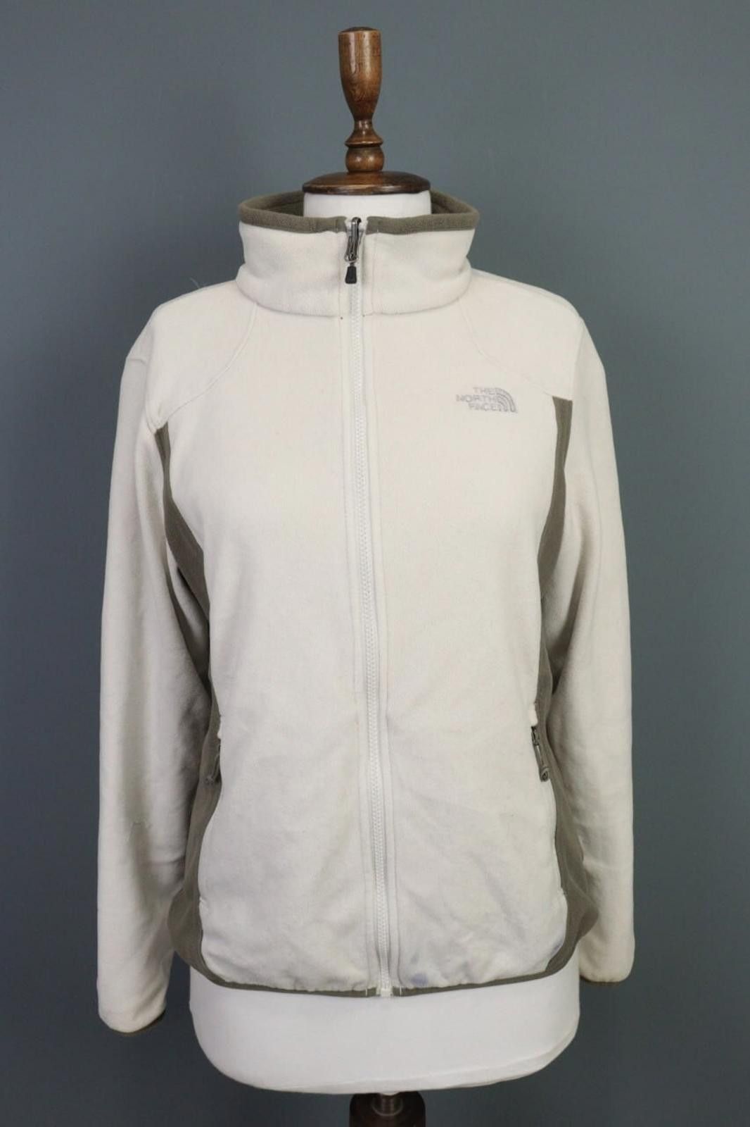 The North Face The North Face Beige Full Zip Fleece Jacket Size M Size M / US 6-8 / IT 42-44 - 1 Thumbnail
