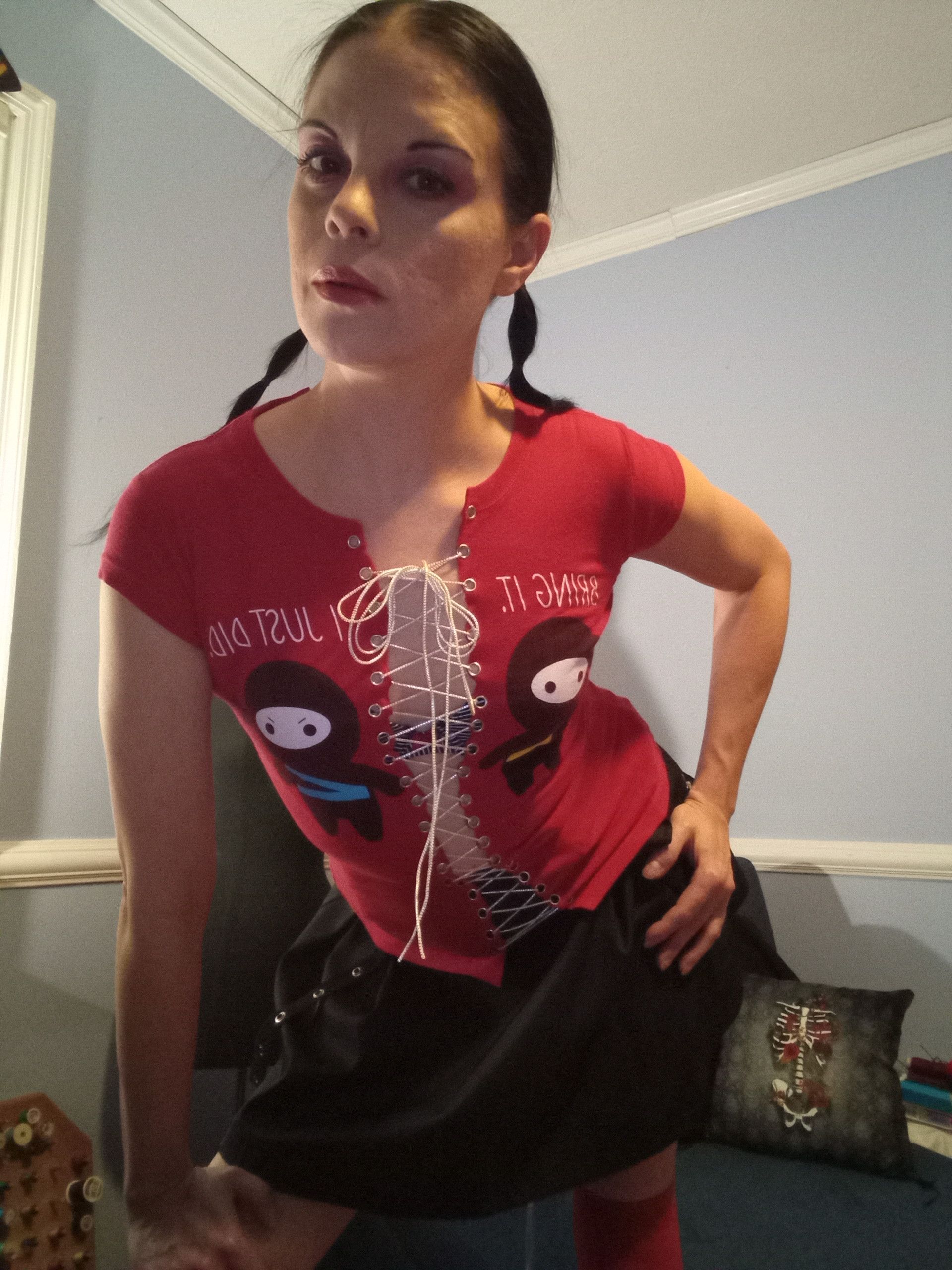 Other Upcycled Ninja Lace Up Shirt - XS Size XS / US 0-2 / IT 36-38 - 3 Thumbnail