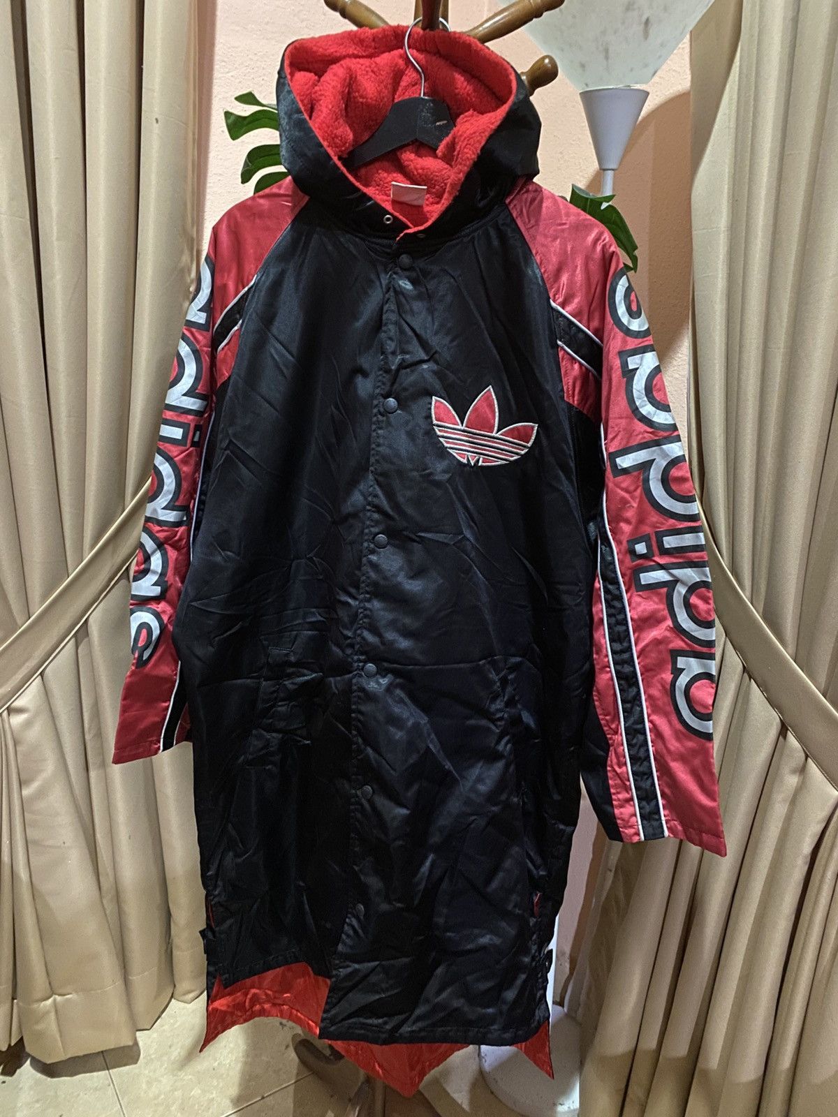 Adidas VINTAGE ADIDAS RUN DMC MASTER JAY RAINCOAT LONG COAT Size US M / EU 48-50 / 2 - 9 Thumbnail