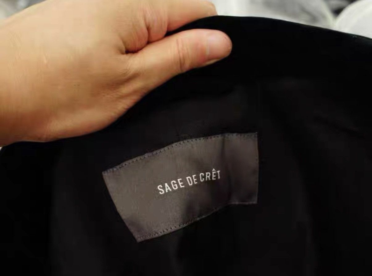 Sage De Cret Sage de Cret Paneled Velvet Corduroy Jacket Size US M / EU 48-50 / 2 - 8 Thumbnail