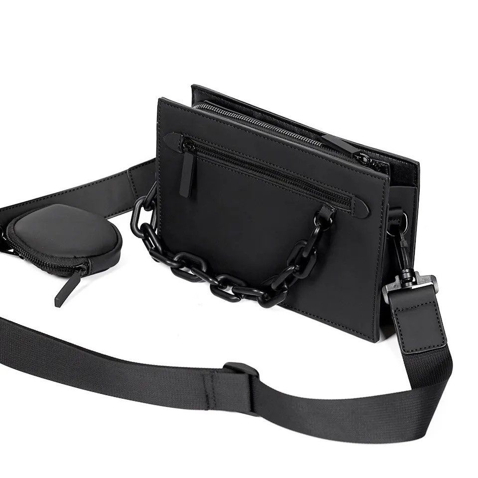 Japanese Brand Streetwear Men's Box Crossbody Bag Size ONE SIZE - 2 Thumbnail