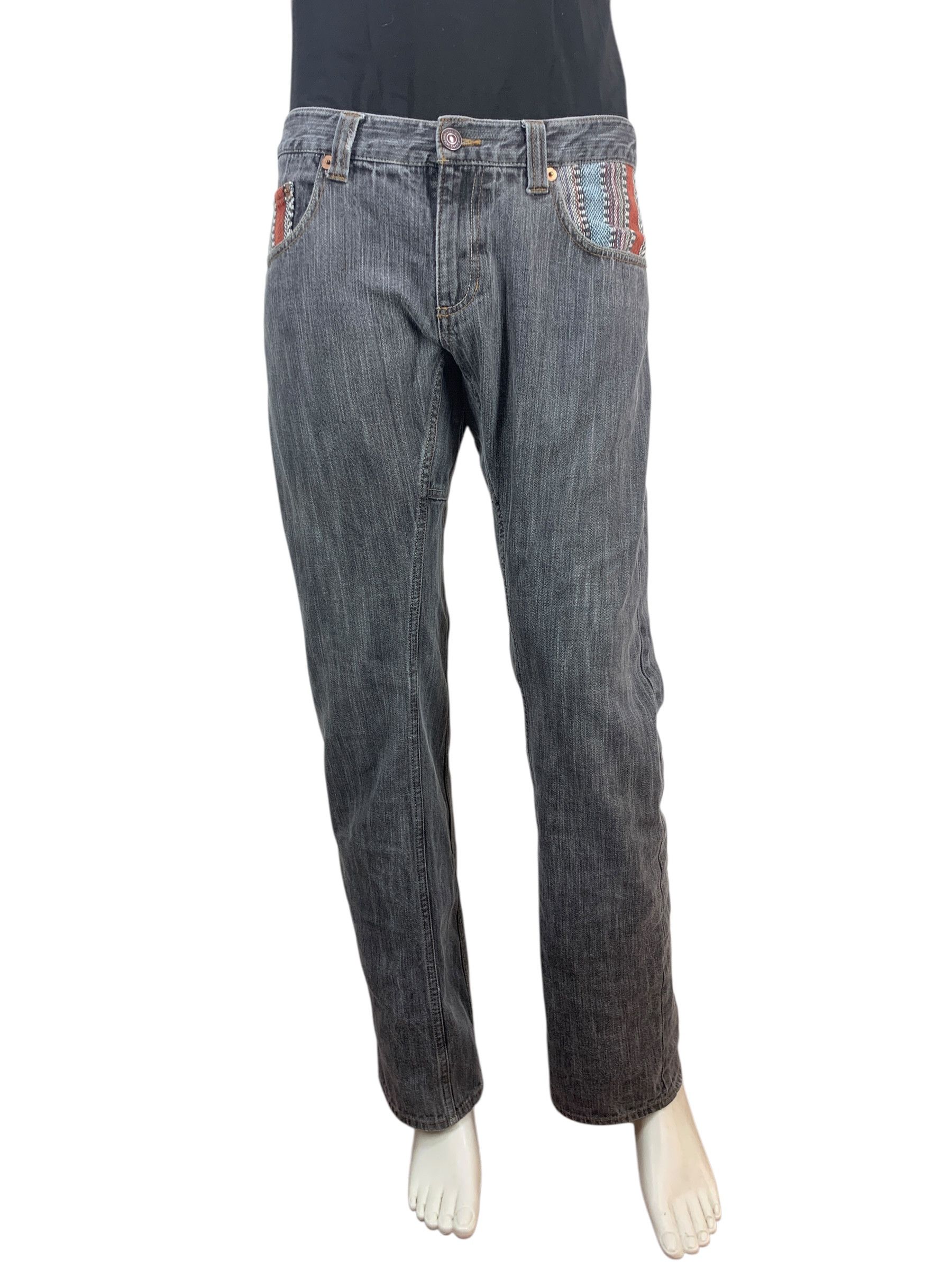 Japanese Brand Modish Double Waist Jeans Size US 34 / EU 50 - 1 Thumbnail