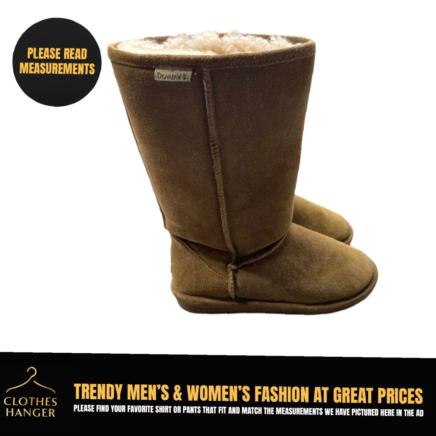 Vintage Bear paw Emma Tall Suede Leather Boot Women 9 Brown Granolagirl Western Bohemian Size US 9 / IT 39 - 2 Thumbnail