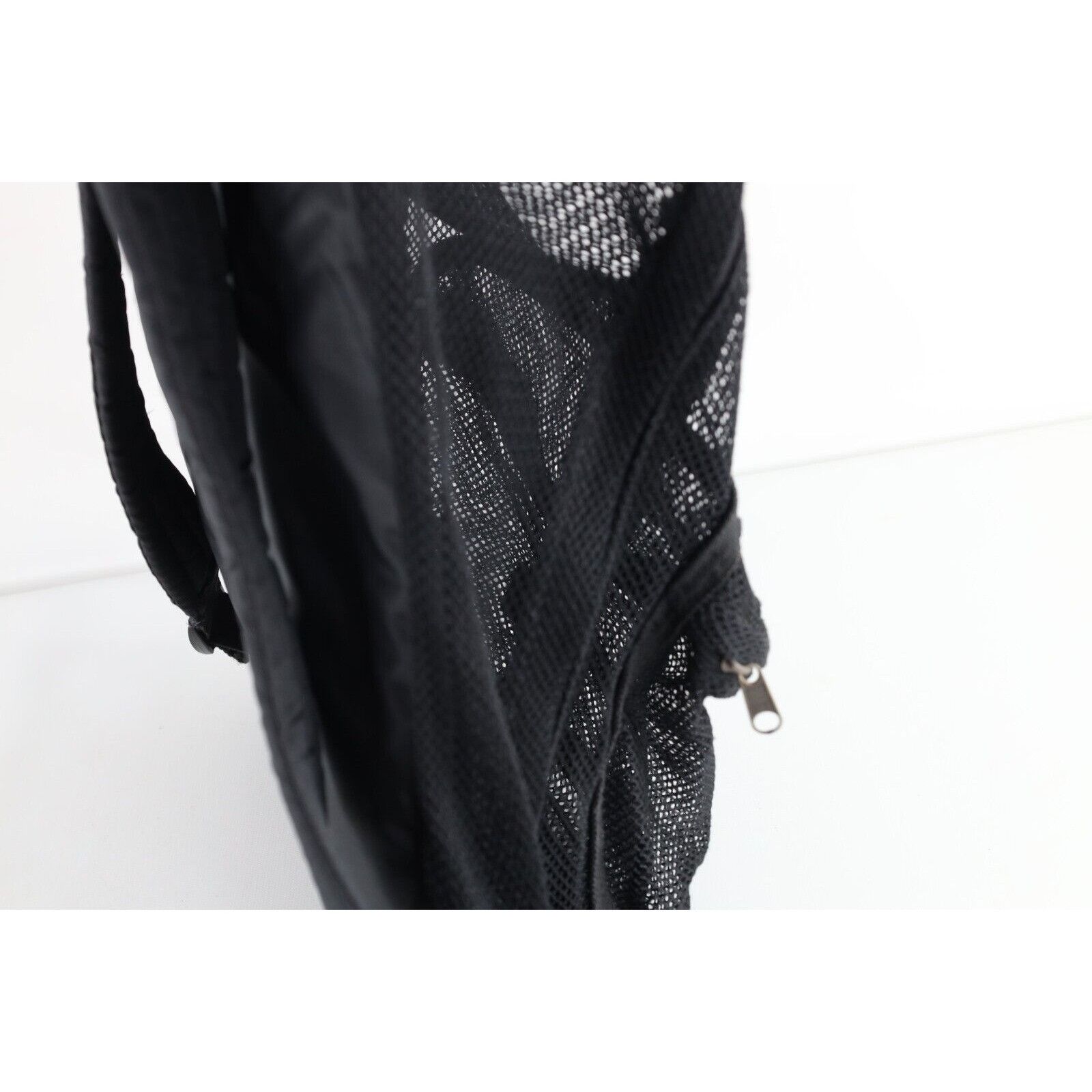 Vintage Vintage 90s Streetwear Mesh See Through Backpack Book Bag Size ONE SIZE - 4 Thumbnail