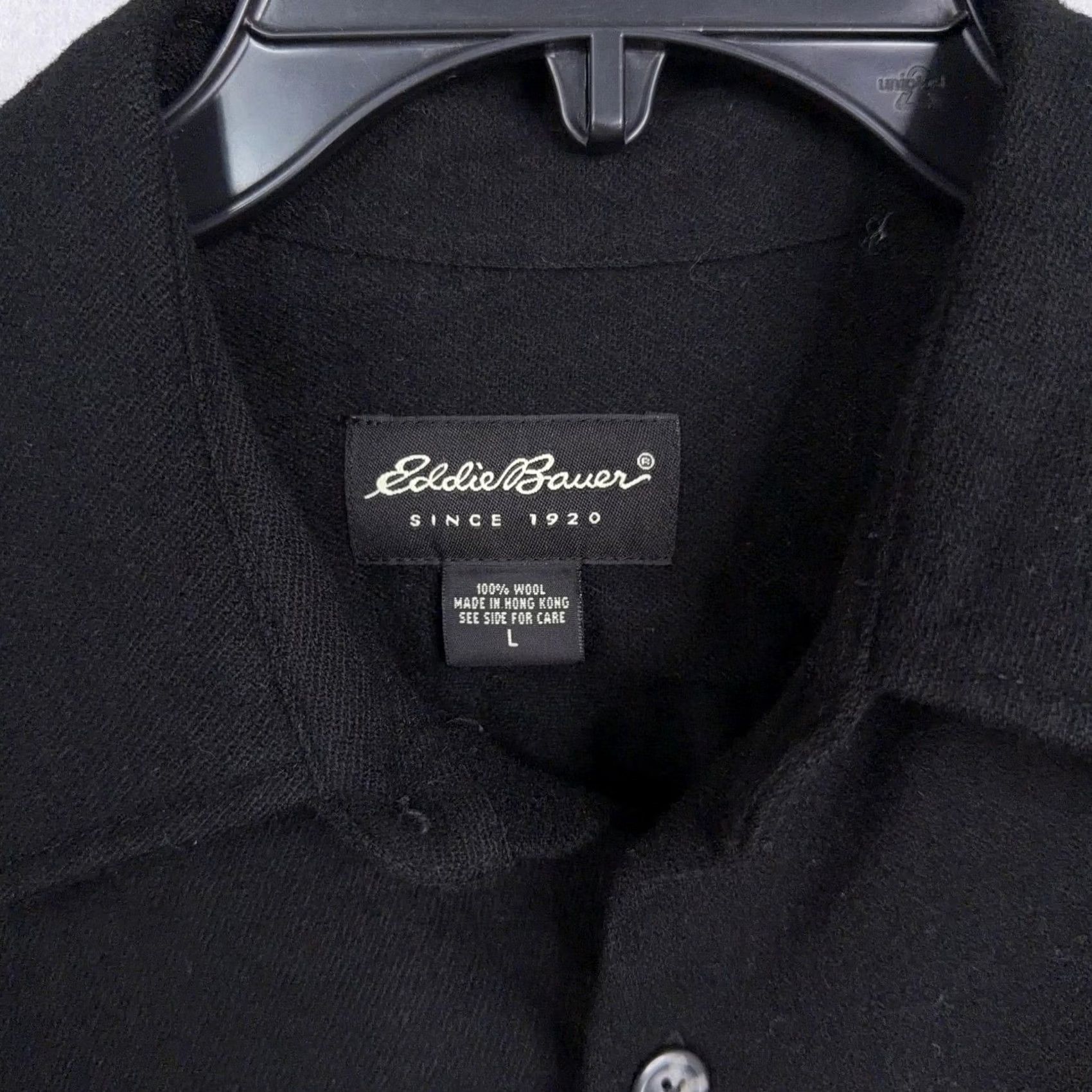 Eddie Bauer VINTAGE Eddie Bauer Shirt Mens Large Black Shacket Hunting Outdoor Workwear 90s Mens Size US L / EU 52-54 / 3 - 3 Thumbnail