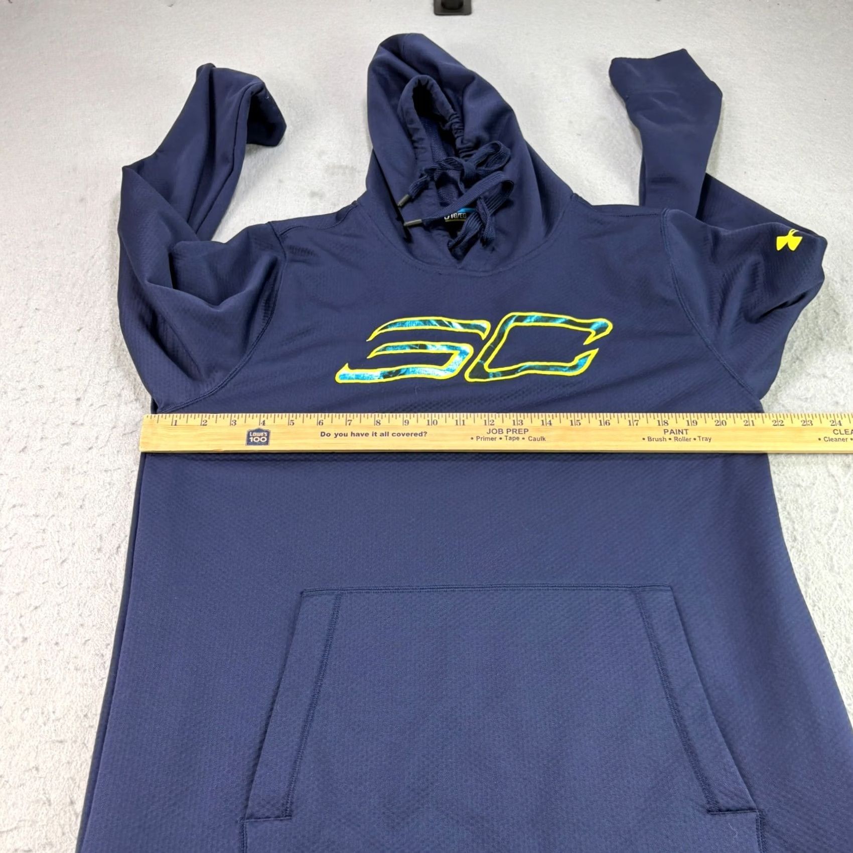 Under Armour Under Armour Steph Curry Hoodie Mens XL Blue Slim Pullover Basketball Shirt Size US XL / EU 56 / 4 - 6 Thumbnail