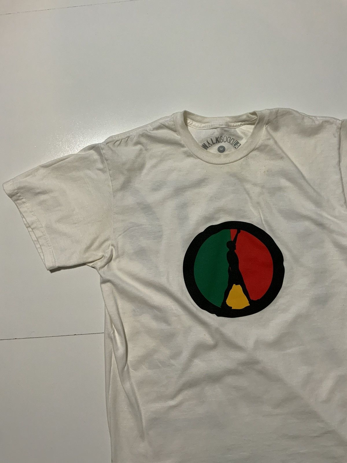 Other WalkGood LA Los Angeles Peace Roots & Culture White T-Shirt Size US M / EU 48-50 / 2 - 5 Thumbnail