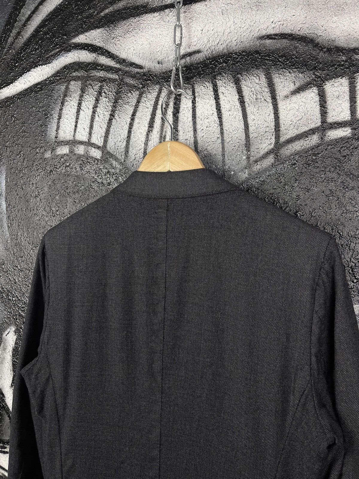 Suitsupply Suitsupply Sienna Dark Grey Wool Blazer Jacket Size 48 Size 48R - 8 Thumbnail