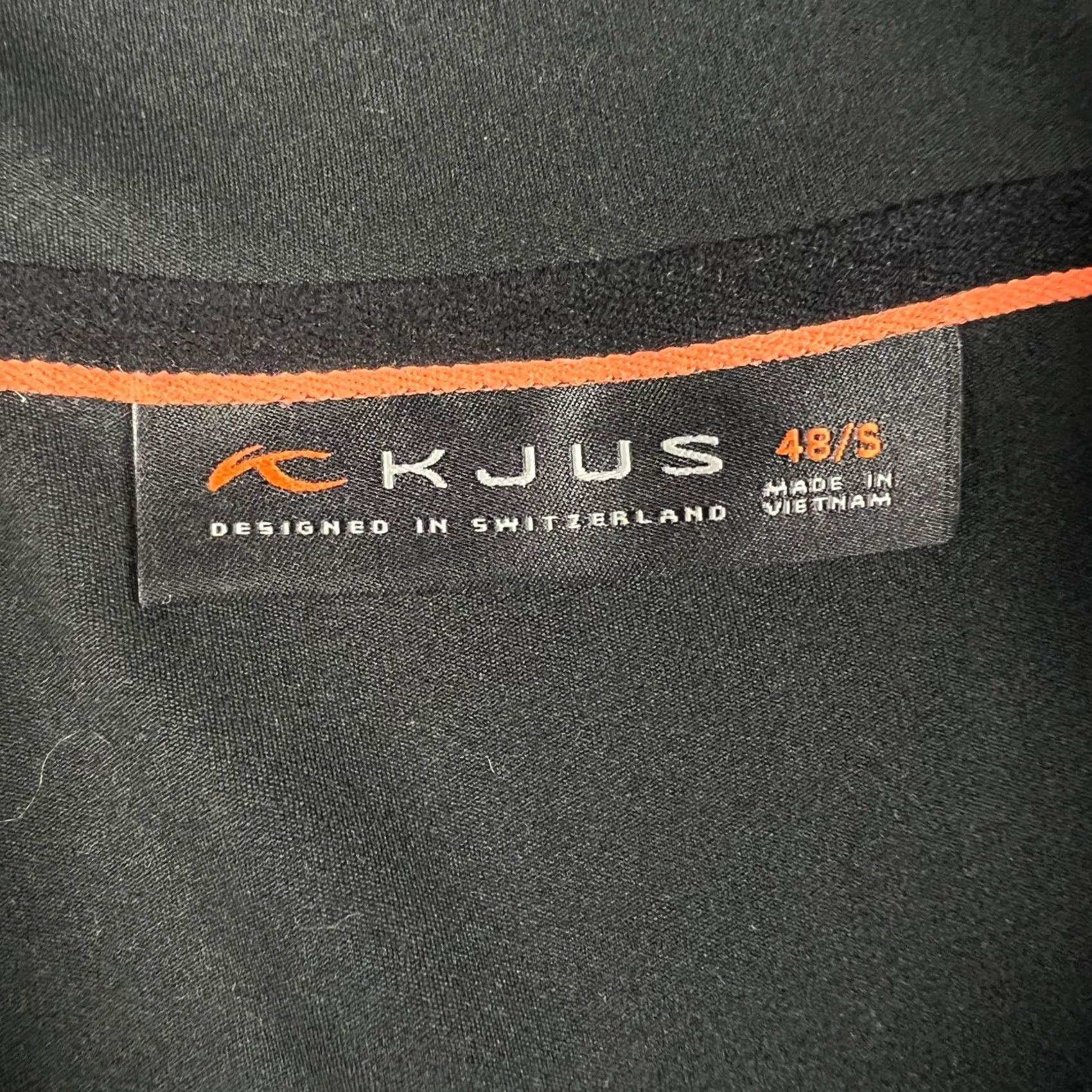 KJUS KJUS Golf Second Skin Half Zip Pullover Mens Black 48 Small Stretch Breathable Embroidered Logo Zipper Athletic Outdoor Sports Shirts (S) Size US S / EU 44-46 / 1 - 3 Thumbnail