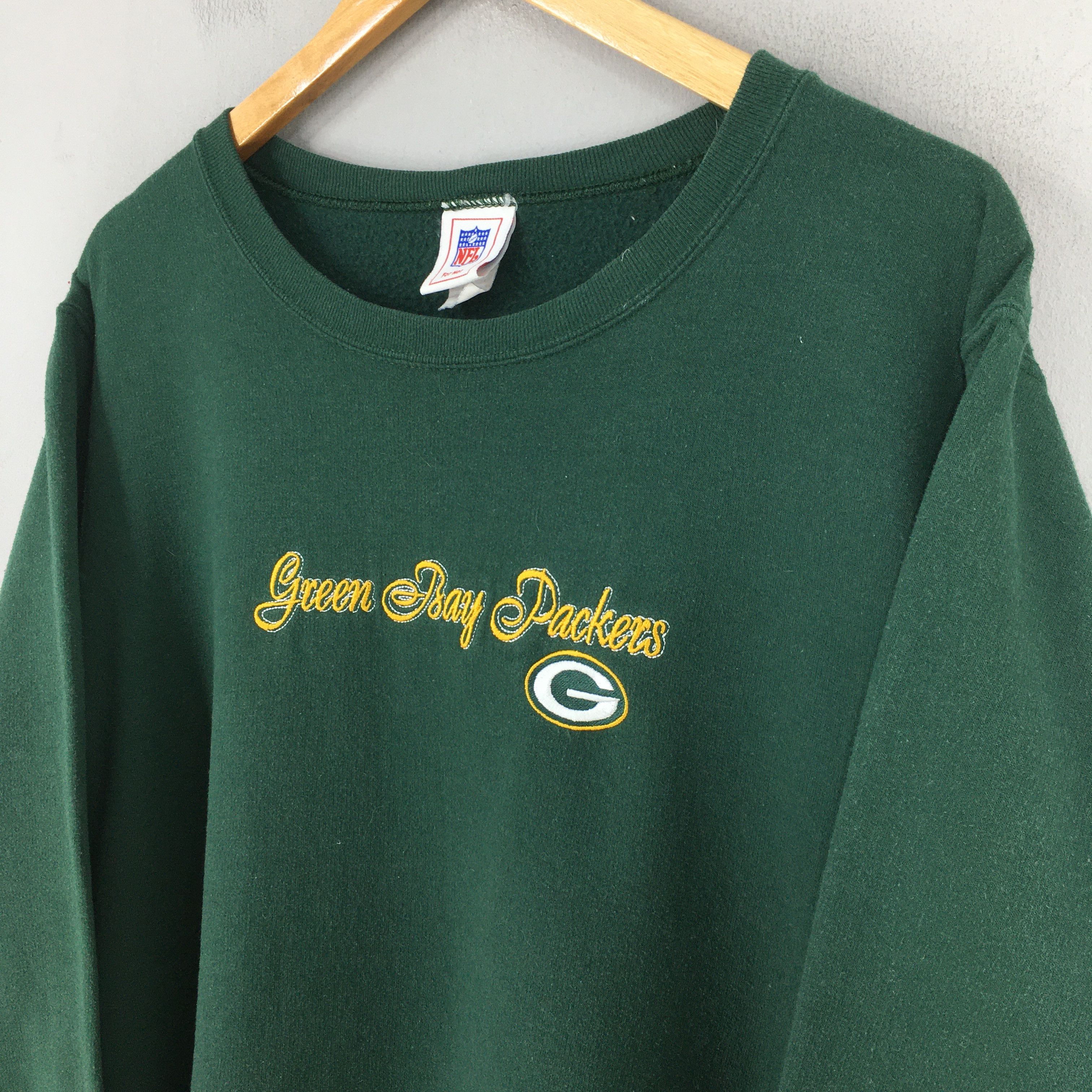 NFL × Vintage Vintage Green Bay Packers Football NFL Sweatshirt 2XLarge Size US XXL / EU 58 / 5 - 3 Thumbnail
