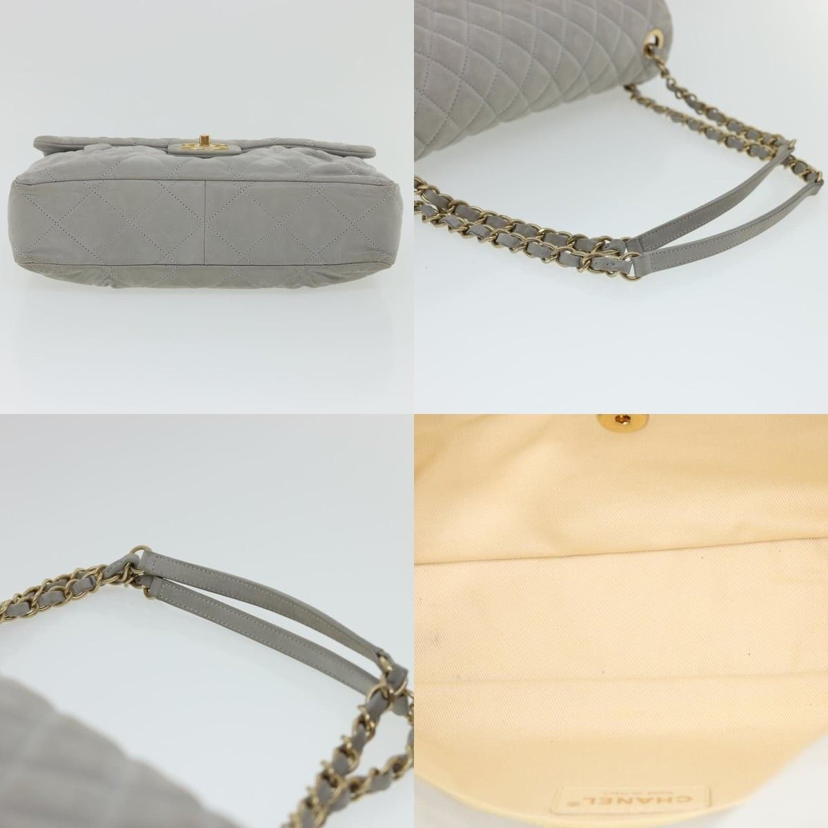 Chanel Chanel Lamb Skin Matelasse Double Chain Shoulder Bag Size ONE SIZE - 4 Thumbnail