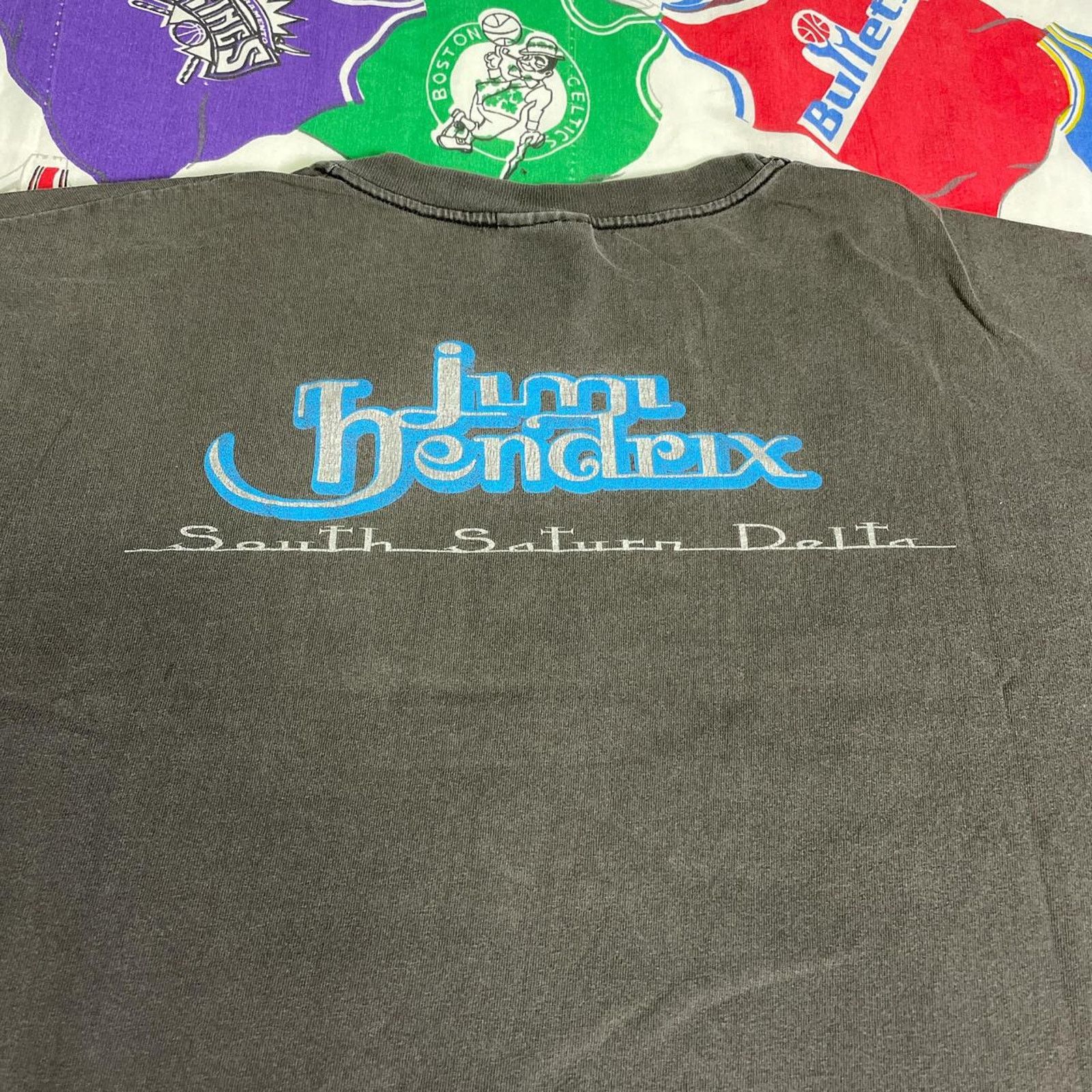 Vintage Vintage 90s Jimi Hendrix South Saturn Delta Album Tee Size US XL / EU 56 / 4 - 4 Thumbnail