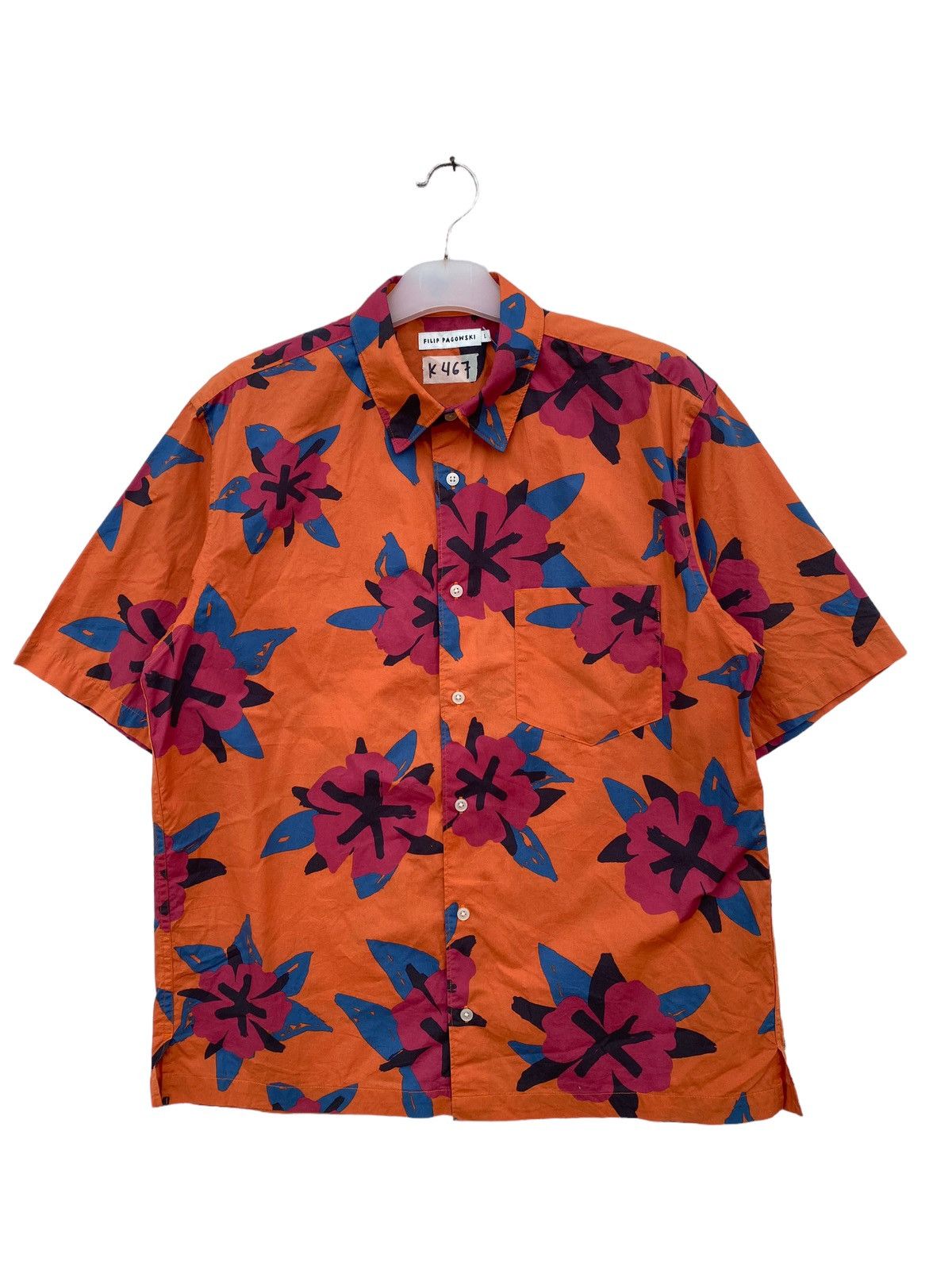 Uniqlo Filip Pagowski X Gu Flora Design Shirt Size US L / EU 52-54 / 3 - 1 Thumbnail
