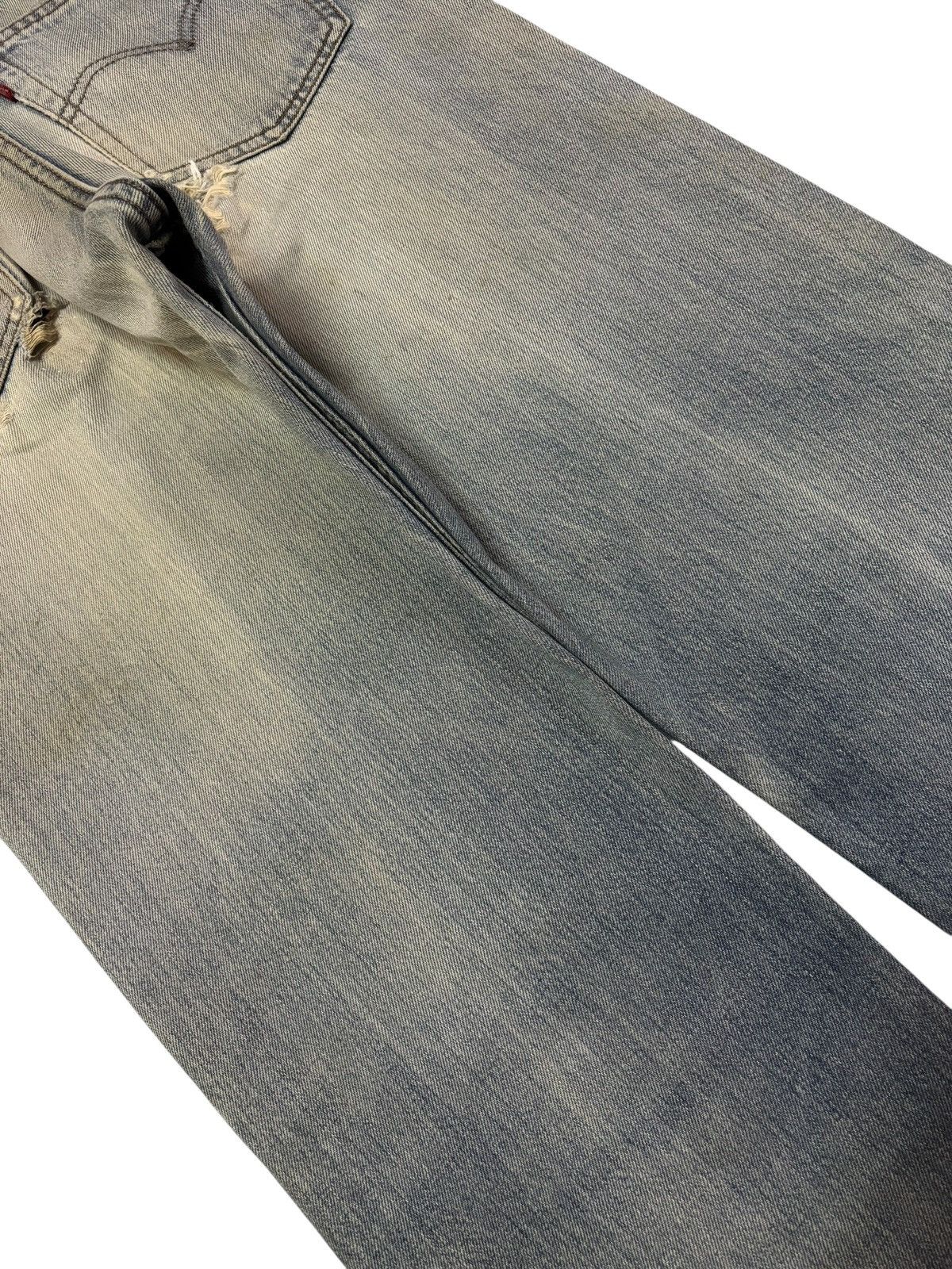 Levi's Vtg 80s Levis 512 Blue Wash Distressed Jeans Size US 29 - 7 Thumbnail