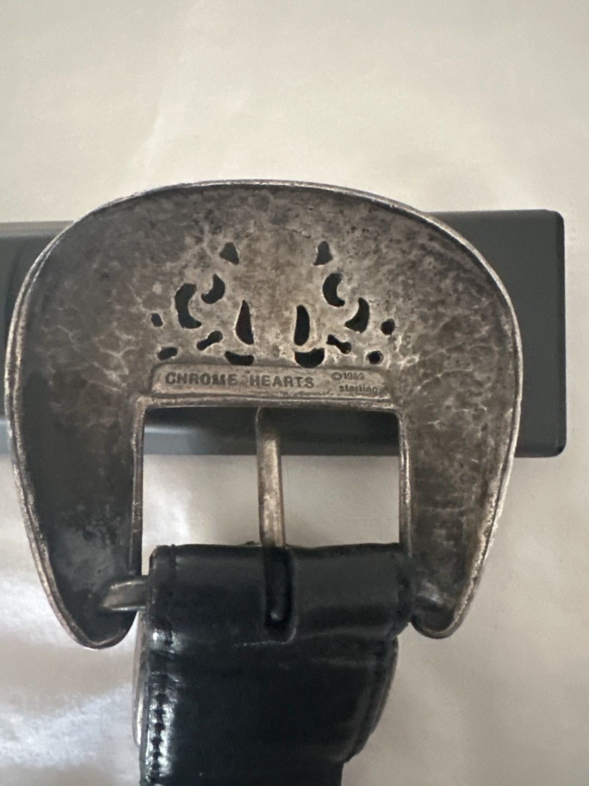 Chrome Hearts Vintage Chrome Hearts 3 piece Western belt 1989 Size 28 - 2 Thumbnail