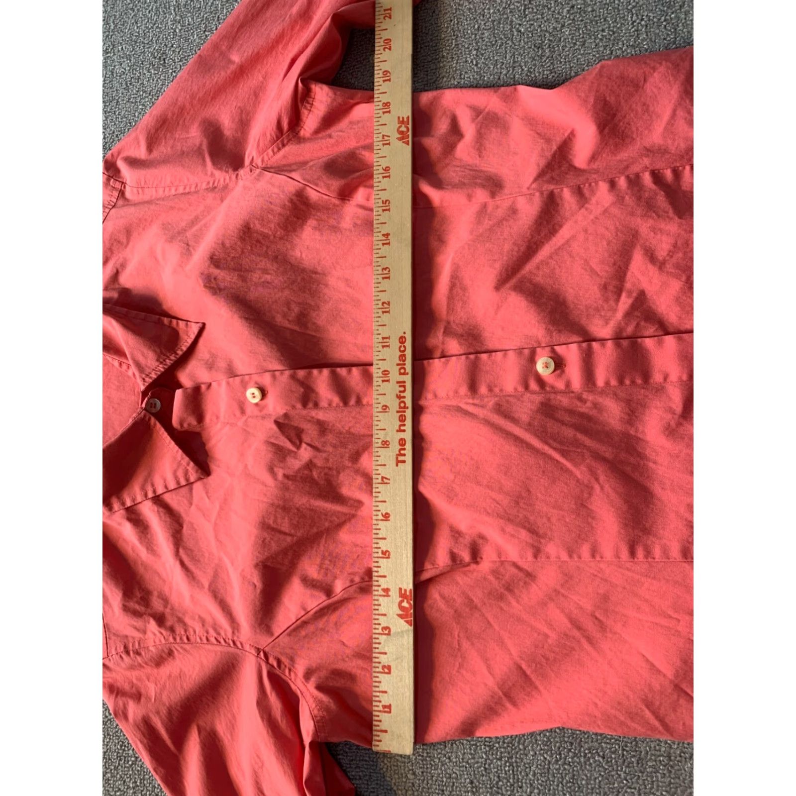 Liz Claiborne Liz Claiborne Long Sleeve Shirt Button-Up Coral Pink Womens Size 14 Size XL / US 12-14 / IT 48-50 - 4 Thumbnail