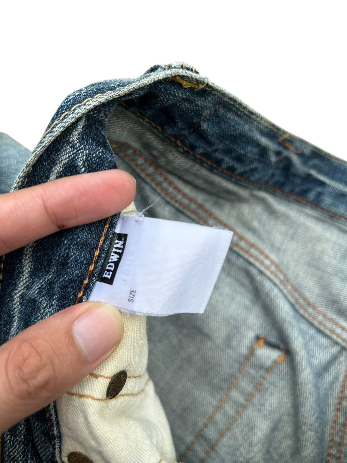 Kapital Thrashed Vintage Edwin 505BXX Selvedge Dirty Denim Jeans Size US 34 / EU 50 - 7 Thumbnail