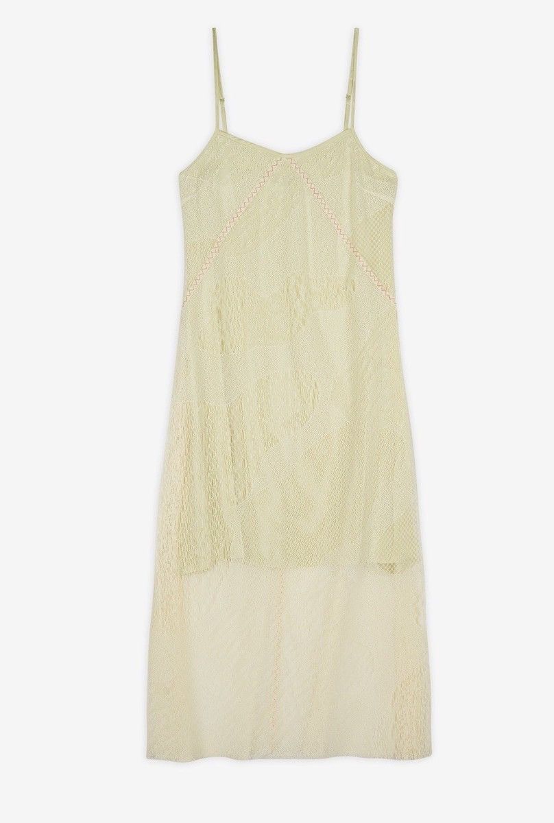 Brain Dead BRAIN DEAD Engineered Cloud Mesh Slip Dress Natural NEW Sz M Size M / US 6-8 / IT 42-44 - 6 Thumbnail