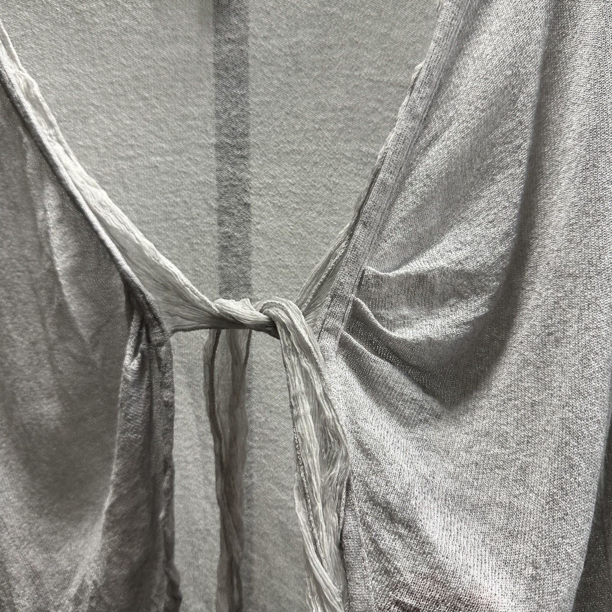 Japanese Brand Comma Gray Blouse Size S / US 4 / IT 40 - 10 Thumbnail