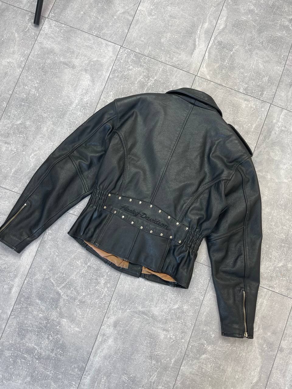 Harley Davidson Harley Davidson Vintage Leather Jacket Size S / US 4 / IT 40 - 23 Thumbnail