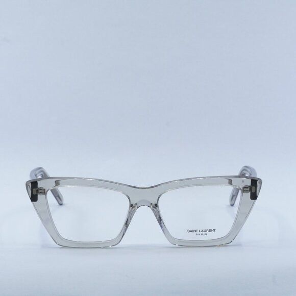 Saint Laurent Paris 🕶️ New Saint Laurent SL276 MICA OPT 005 Eyeglasses - Beige Size ONE SIZE - 2 Thumbnail