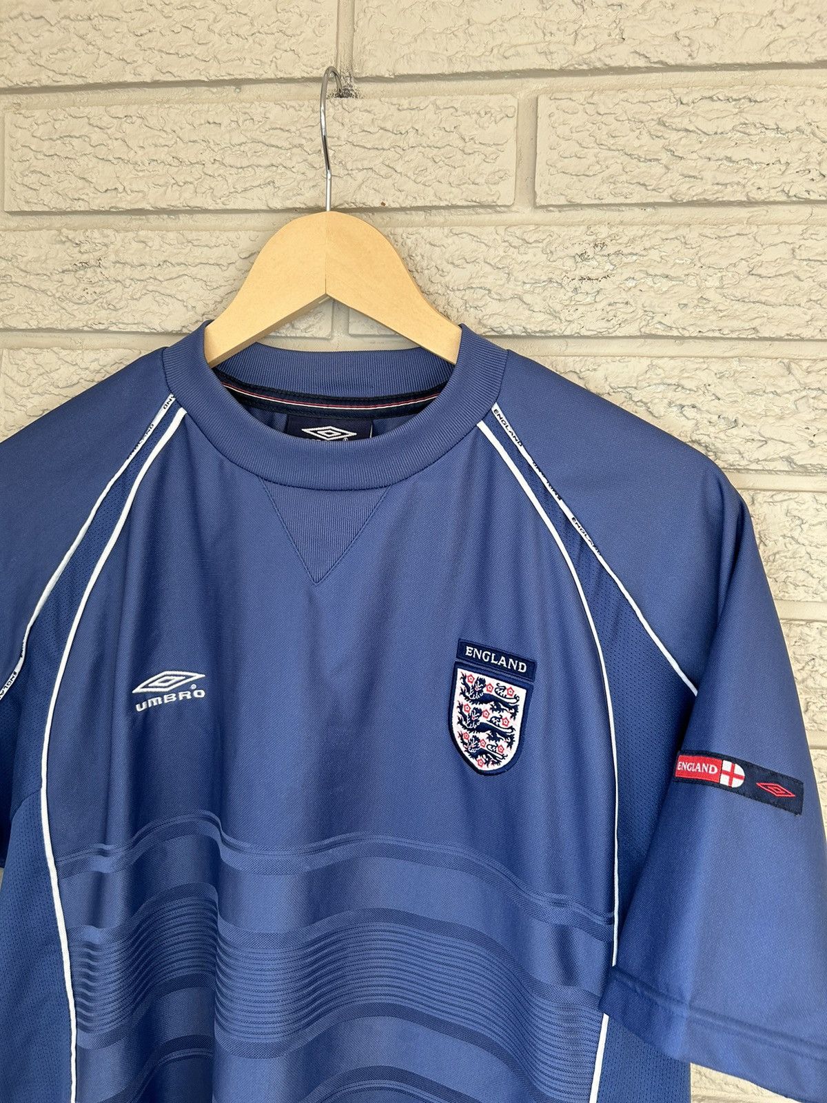 Umbro × Vintage Vintage 1999 Umbro England National Team Soccer Jersey Size US L / EU 52-54 / 3 - 2 Thumbnail