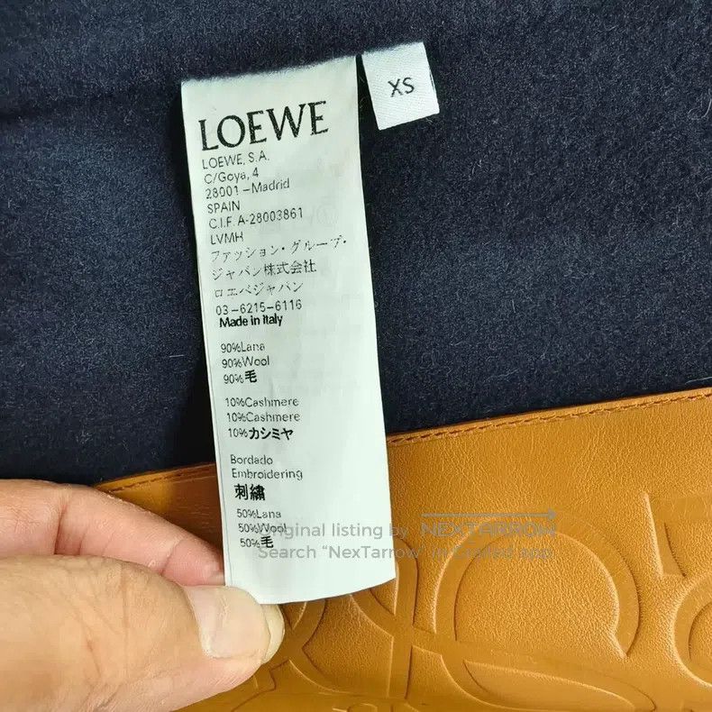 Loewe Loewe Midnight Blue Bathrobe Style Stitched Leather Tag Wo Size XS / US 0-2 / IT 36-38 - 6 Thumbnail