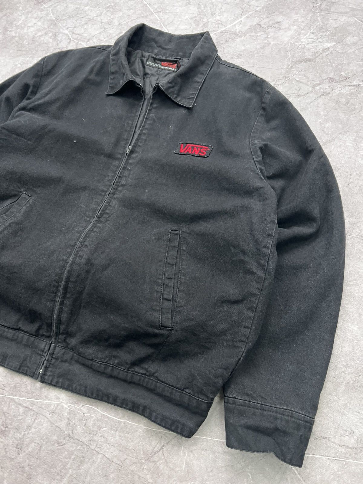 Vans × Vintage Vintage 90s Sunfaded VANS SKATE MODULAR Detroit Jacket Size US M / EU 48-50 / 2 - 4 Thumbnail