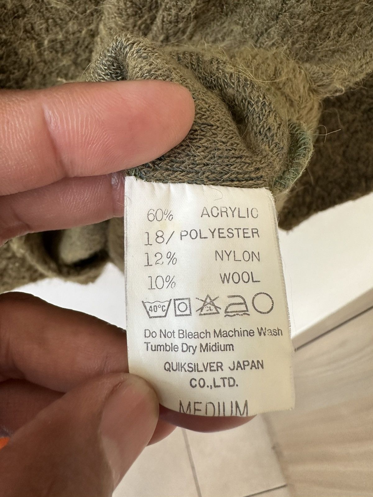 Quiksilver Vintage Quiksilver Halfzipper Wool Mohair Size US M / EU 48-50 / 2 - 4 Thumbnail
