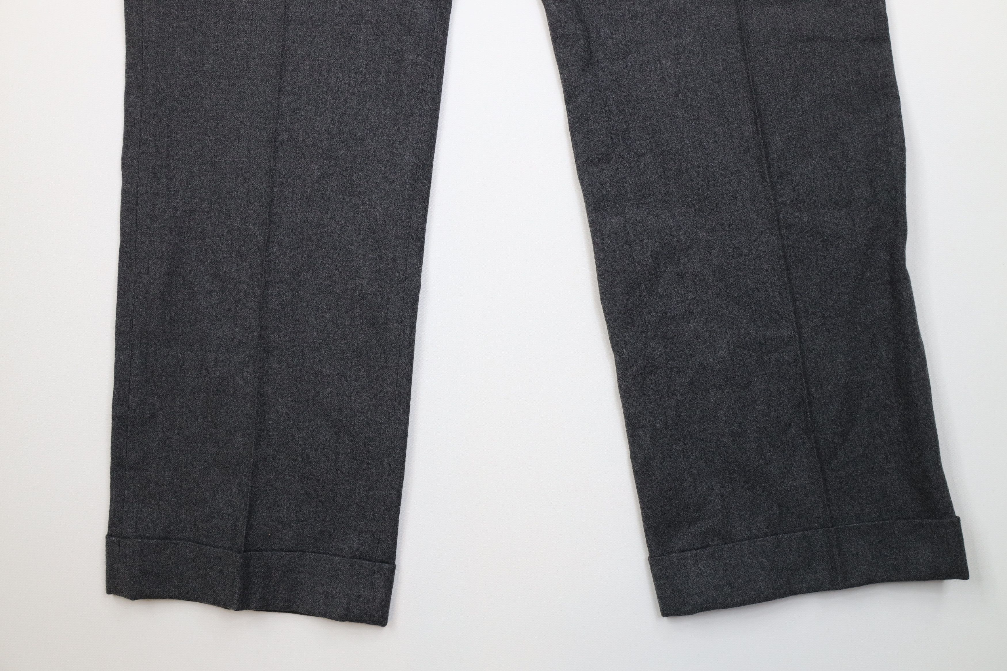 Vintage Vintage 70s Streetwear Leg Chino Pants Trousers Gray USA Size US 38 / EU 54 - 4 Thumbnail