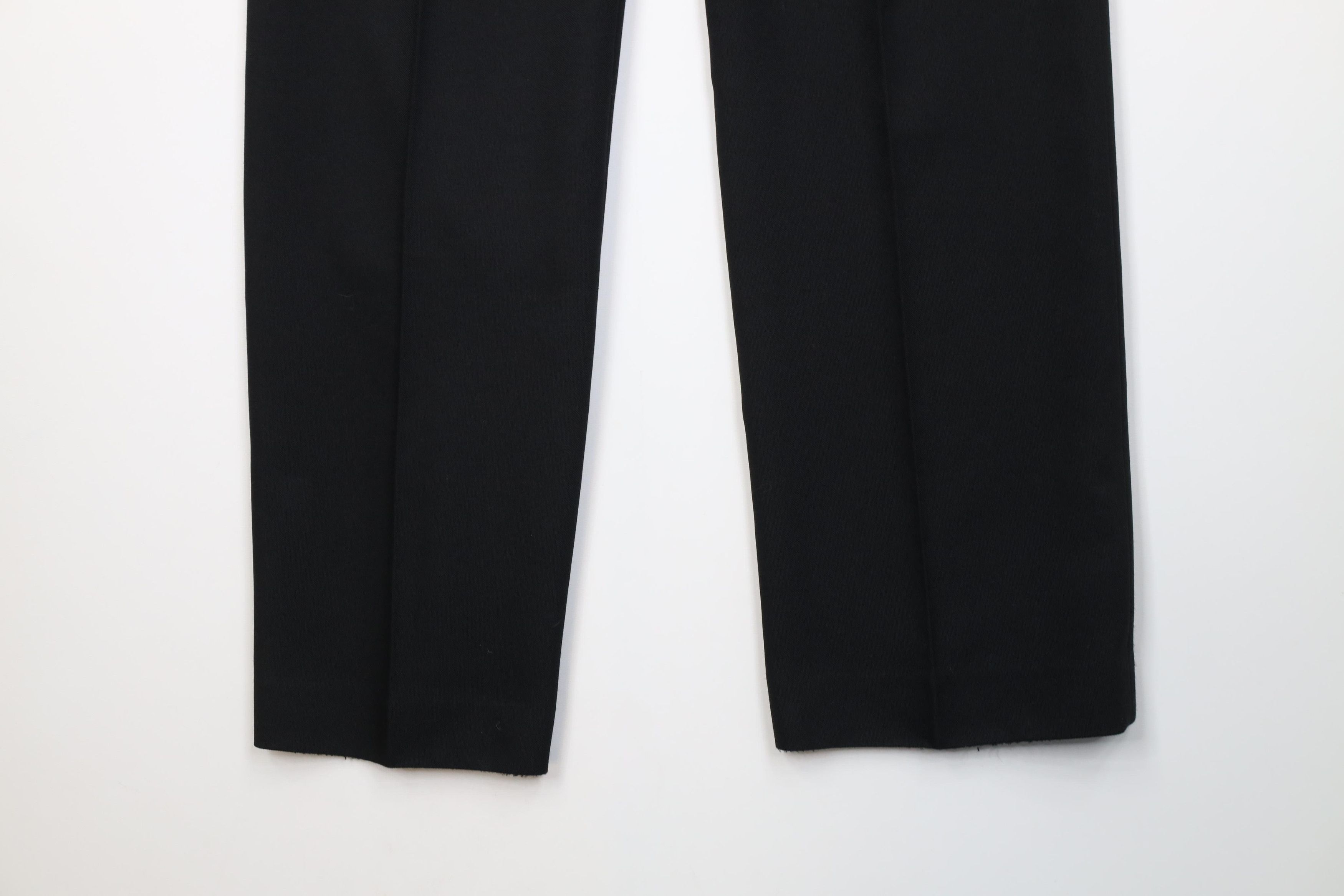Vintage Vintage 90s Streetwear Knit Straight Leg Chino Pants Black Size US 33 - 12 Thumbnail