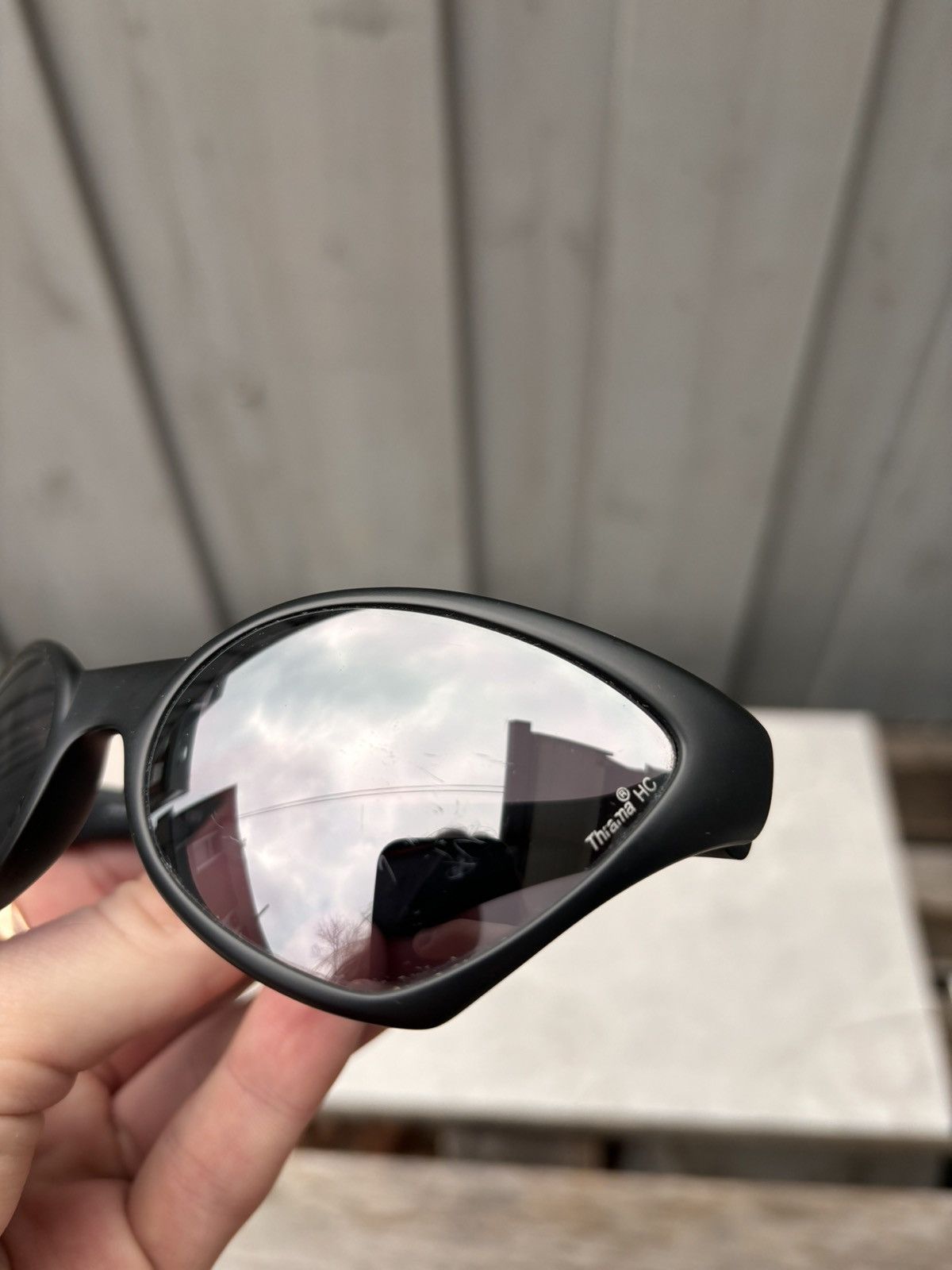 Oakley × RayBan × Vintage Briko Sunglasses B-Zone Cycling Goggles 2000s Y2K Angular Size ONE SIZE - 6 Thumbnail
