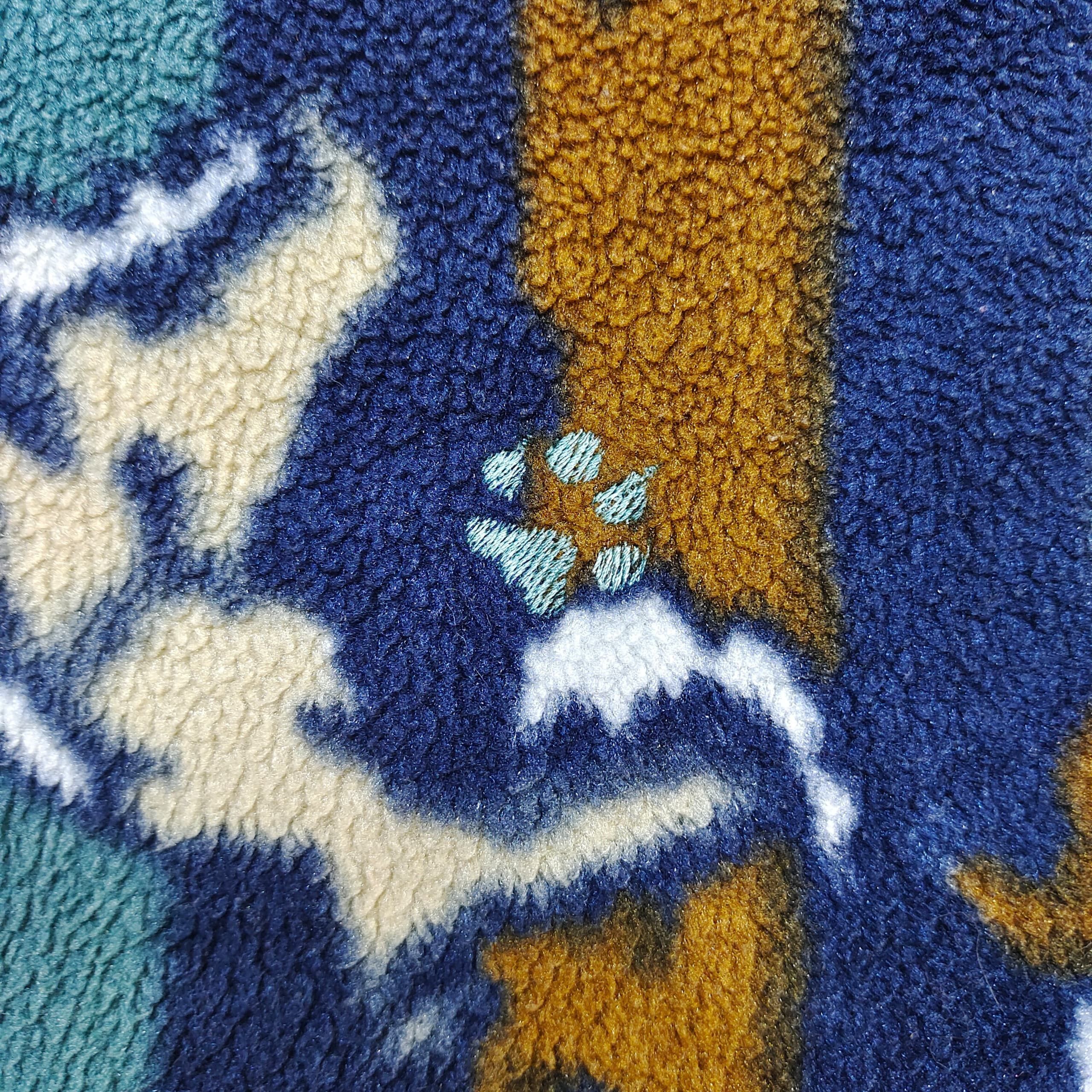 Jack Wolfskin 90s Jack Wolfskin Fleece Pullover, Abstract Print, Outdoor Size US XL / EU 56 / 4 - 9 Thumbnail